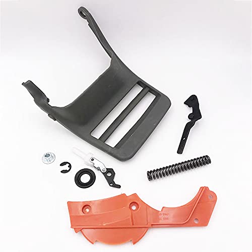 SRGDRR Chainsaw Parts - Handle Guard, Brake Cover, Lever & Knee Joint Sleeve Kit - Compatible with Husqvarna 362, 365, 371, 372, 372XP - Replacement Parts for Forestry & Woodcutting Professionals