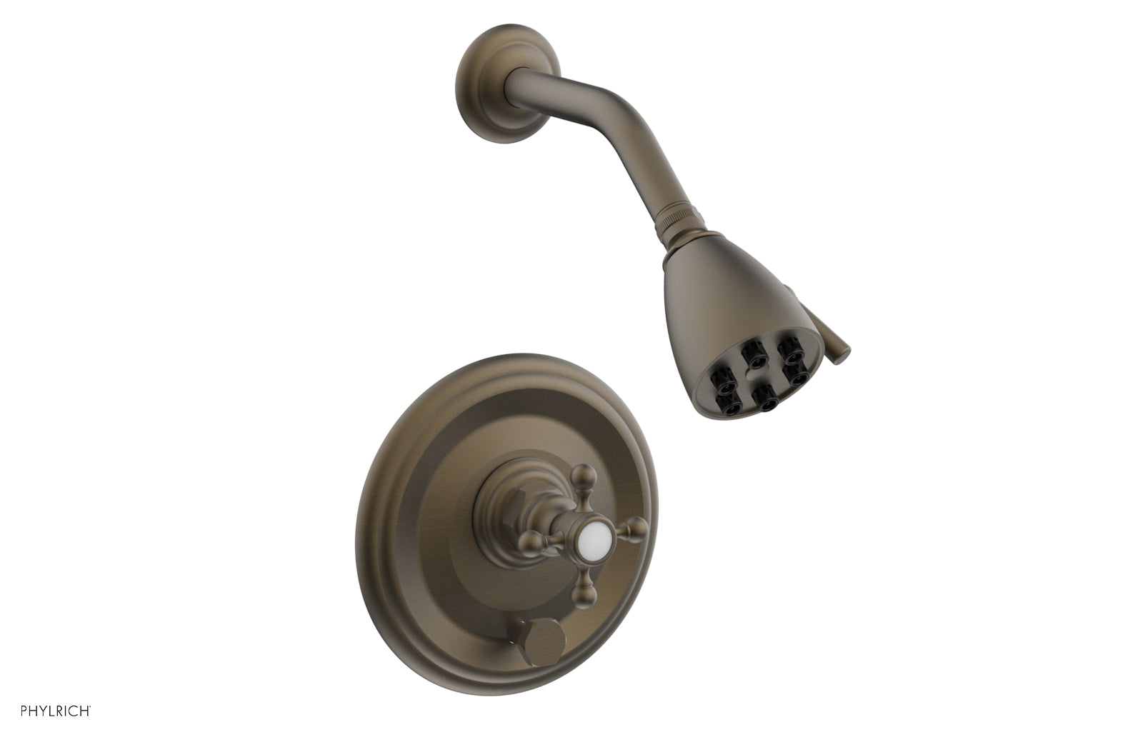 HEX TRADITIONAL Pressure Balance Shower and Diverter Set (No Spout) 4 151 - Perfect for Bathroom Renovation and Modern Home Upgrade