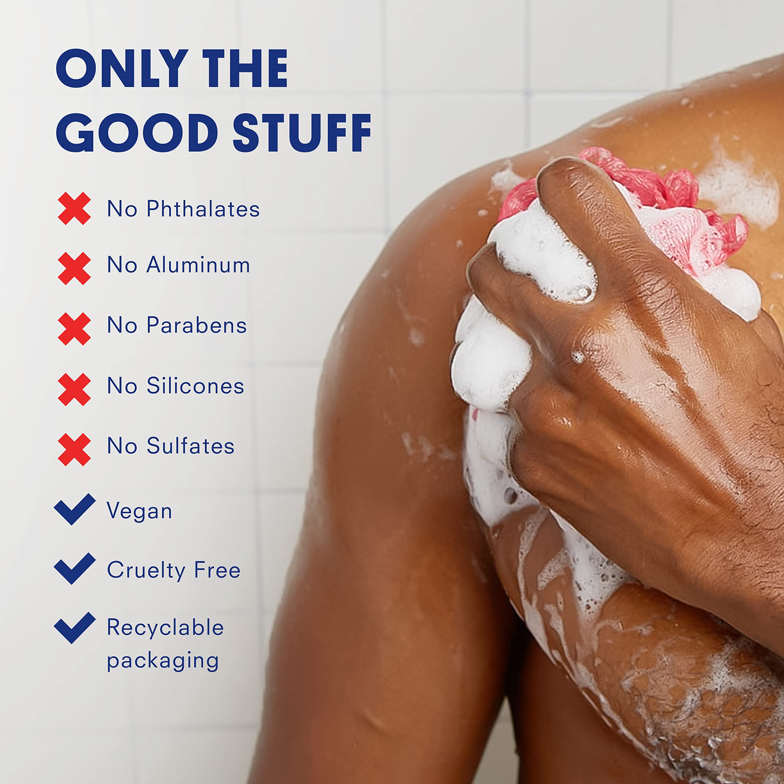 Huron Men’s Moisturizing Body Wash - Sandalwood, Black Pepper & Cedarwood Scent - Coconut Oil, Vitamin E & Witch Hazel - Vegan & Cruelty-Free - 12.2 fl oz (2 Pack) - Perfect for Shower & Gym Use