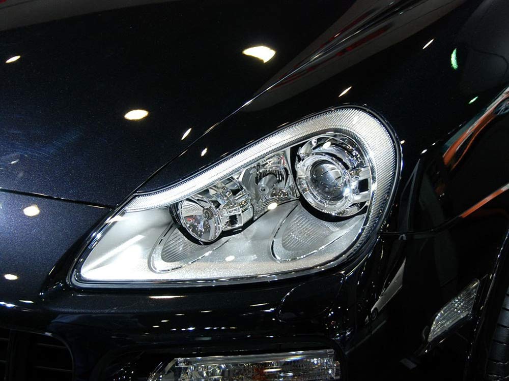 Porsche Cayenne Headlight Cover Replacement (2007-2010) - Clear Lens Auto Shell Cover - Perfect for Night Driving & Off-Road Adventures (Pair)