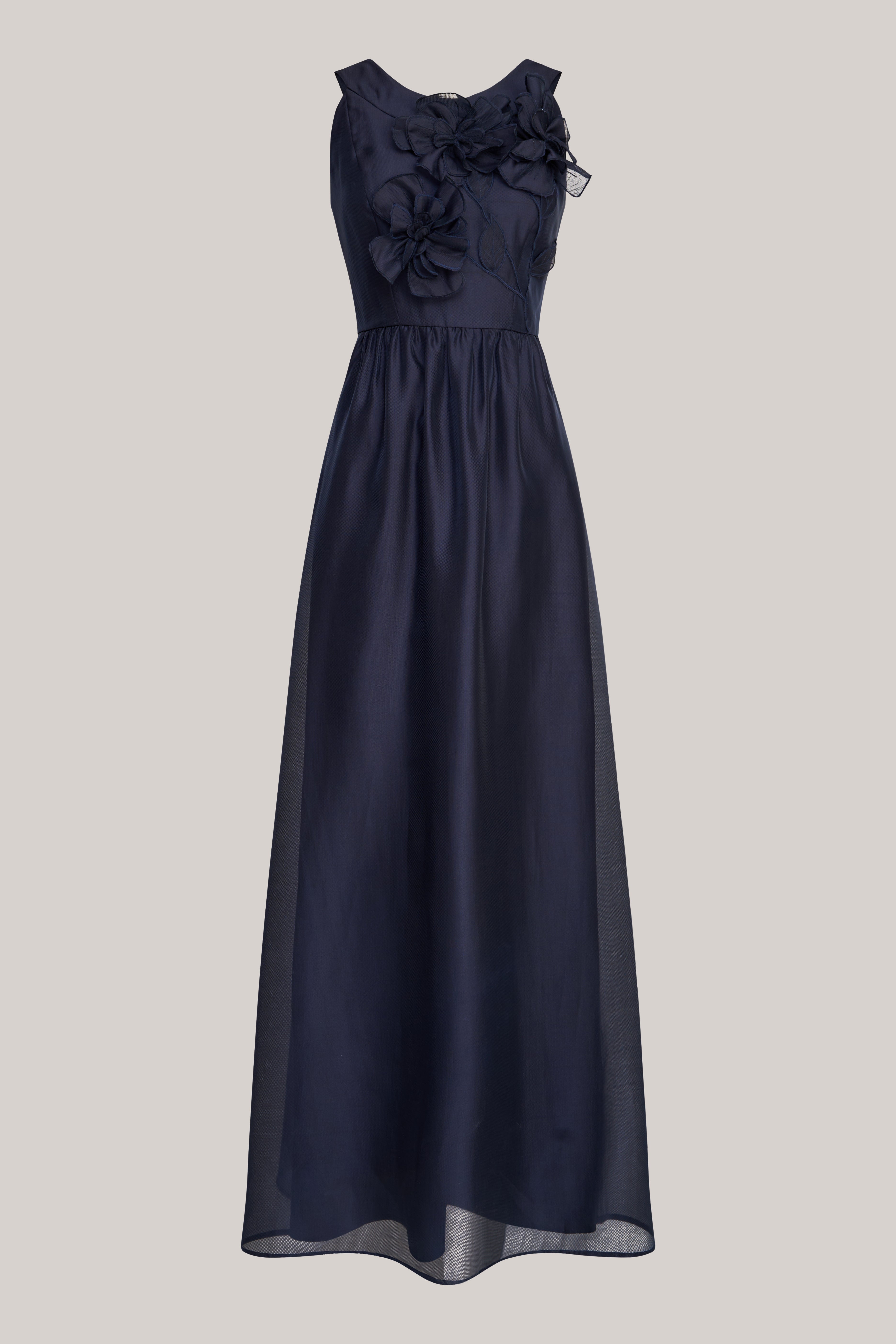 Waverly Gown in Midnight Blue - Elegant Formal Evening Dress for Prom, Wedding & Special Occasions
