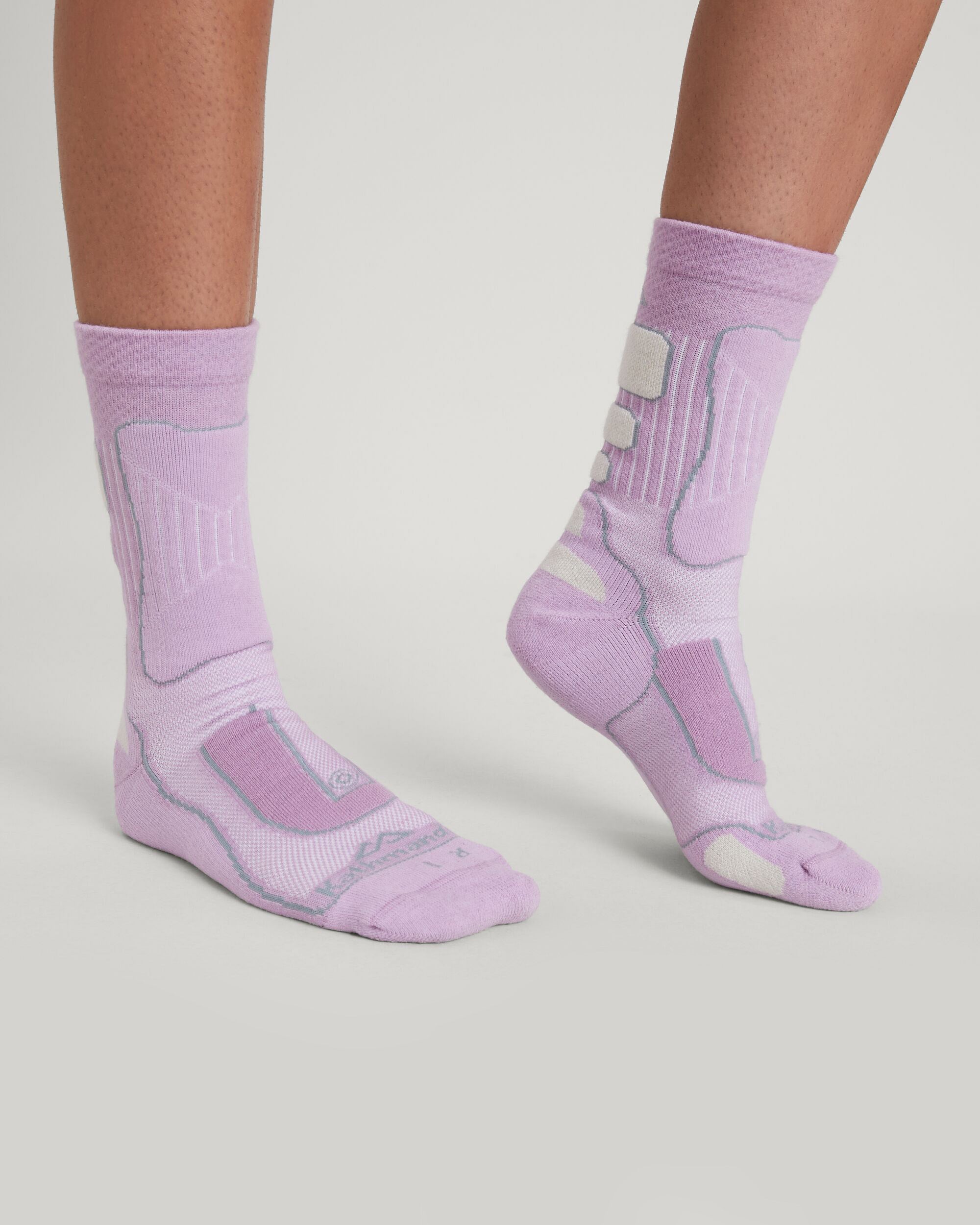 NuYarn Ergonomic Hiking Socks for Men & Women - Breathable Moisture-Wicking Trekking Socks with Arch Support - Perfect for Outdoor Adventures, Camping & Backpacking
