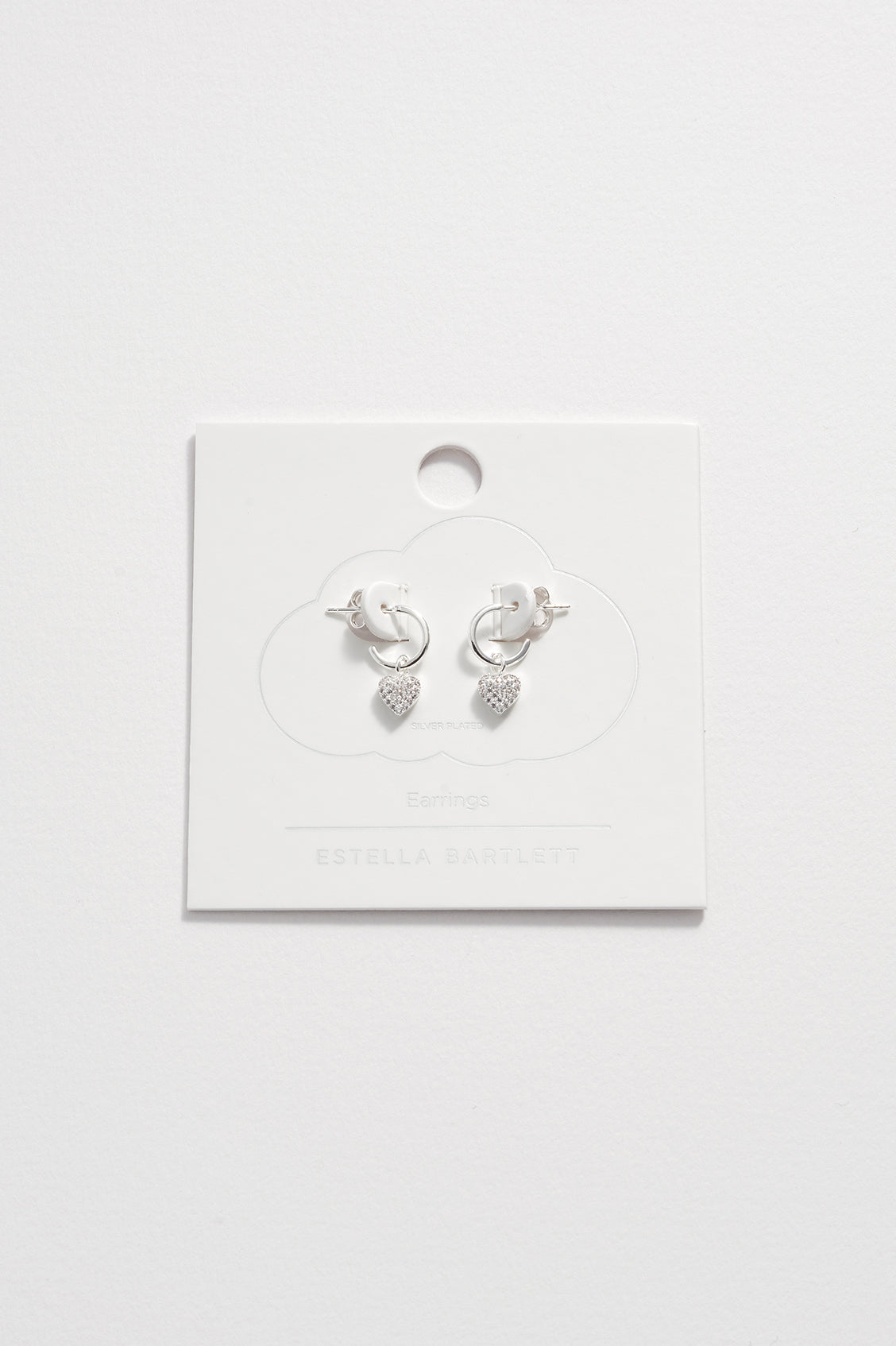 Pave Heart Drop Earrings for Women - 14K Gold Plated Cubic Zirconia Dangle Earrings - Perfect for Valentine's Day, Anniversary & Romantic Date Night
