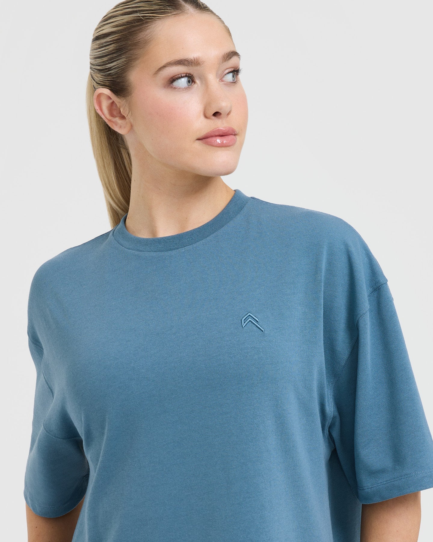 Classic Longline T-Shirt for Men | Premium Cotton Comfort Fit | Moonstone Blue | Casual Wear & Street Style Outfits