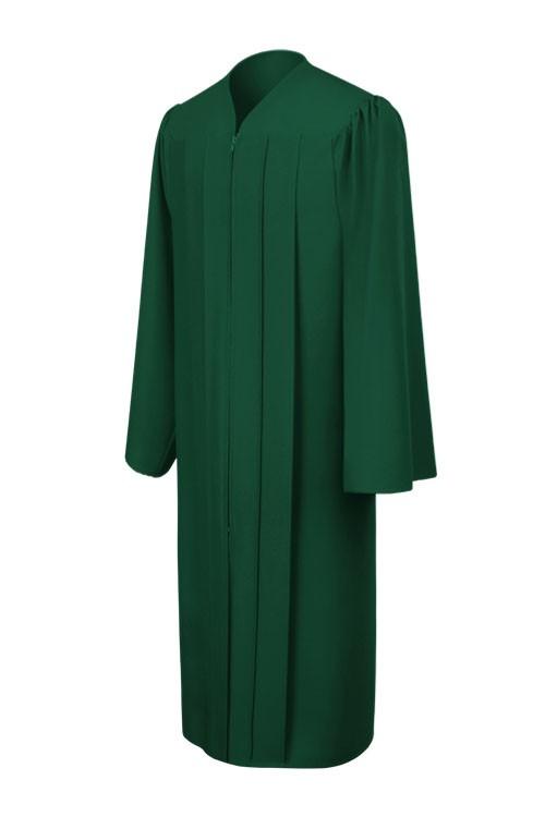 Matte Hunter High School Graduation Gown - Premium Quality Graduation Robe for High School Ceremonies, Commencement & Formal Events