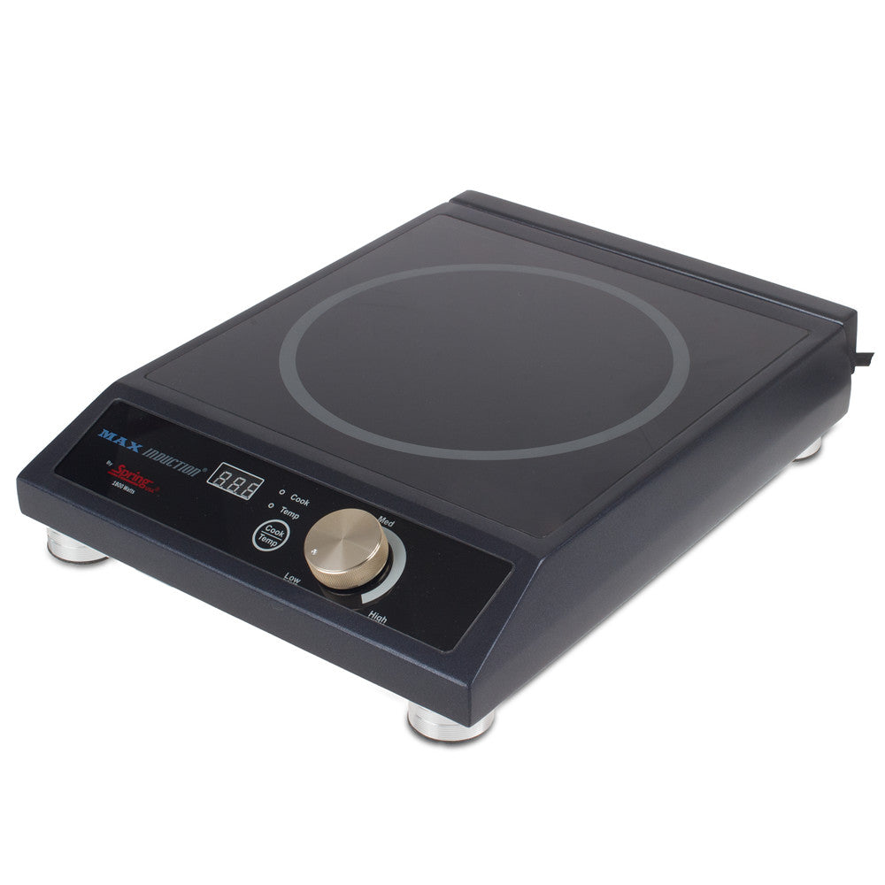 Max Induction Cooktop 1800W - Fast & Energy Efficient Portable Electric Stove for Home, Kitchen, Dorm, RV & Camping Cooking