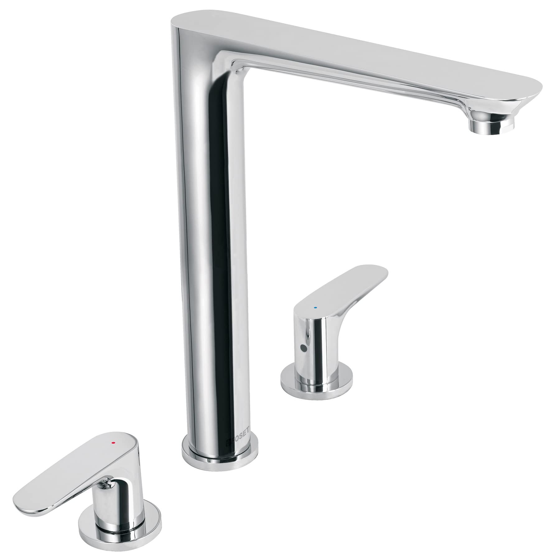 Premium Riviera High Collar Sink Mixer - Modern Kitchen Faucet with Pull-Down Sprayer for Easy Dishwashing & Food Prep
