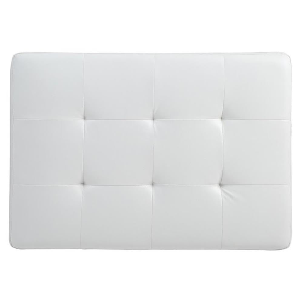 Glory Furniture G307-O White Storage Ottoman - Versatile Footrest, Seat & Hidden Storage for Living Room, Bedroom & Home Decor