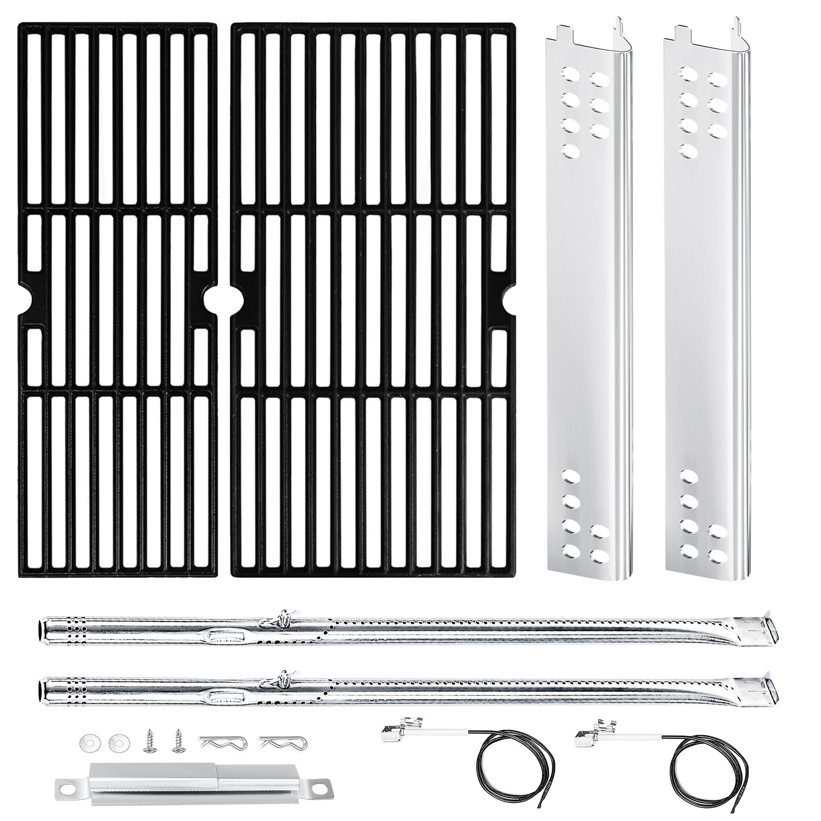 Charbroil Performance Grill Replacement Parts - Burner G470-5200-W1, Heat Plates G470-0004-W1A & Cooking Grates - Compatible with Models 463625217, 463673519, 463625219, 463673517, 463673017, 463347519, 463244819 - Perfect for Backyard BBQs, Camping & Outdoor Cooking