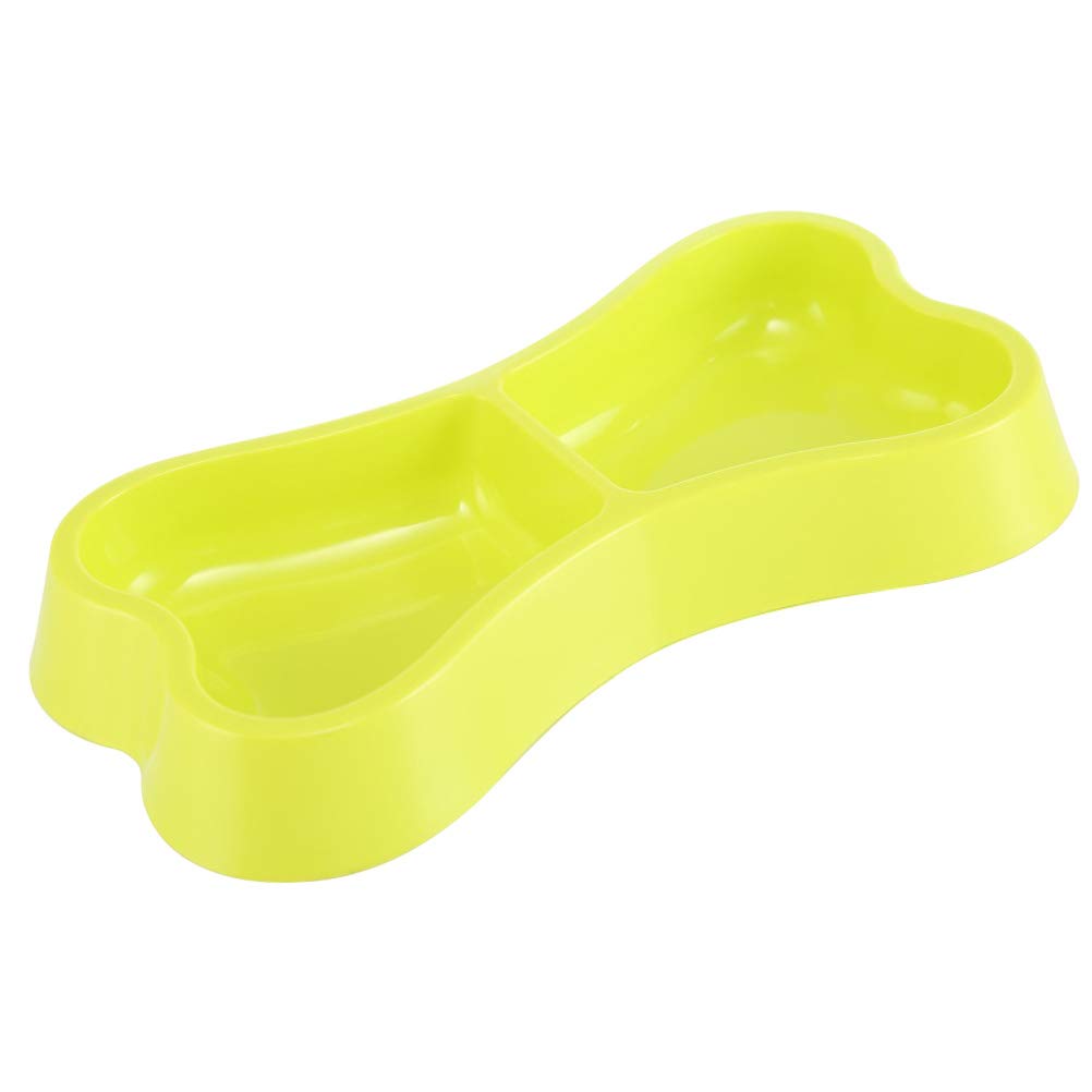 POPETPOP Dual Dog Feeder Bowl - 2-in-1 Pet Food & Water Bowls for Dogs - Perfect for Mealtime & Travel Use