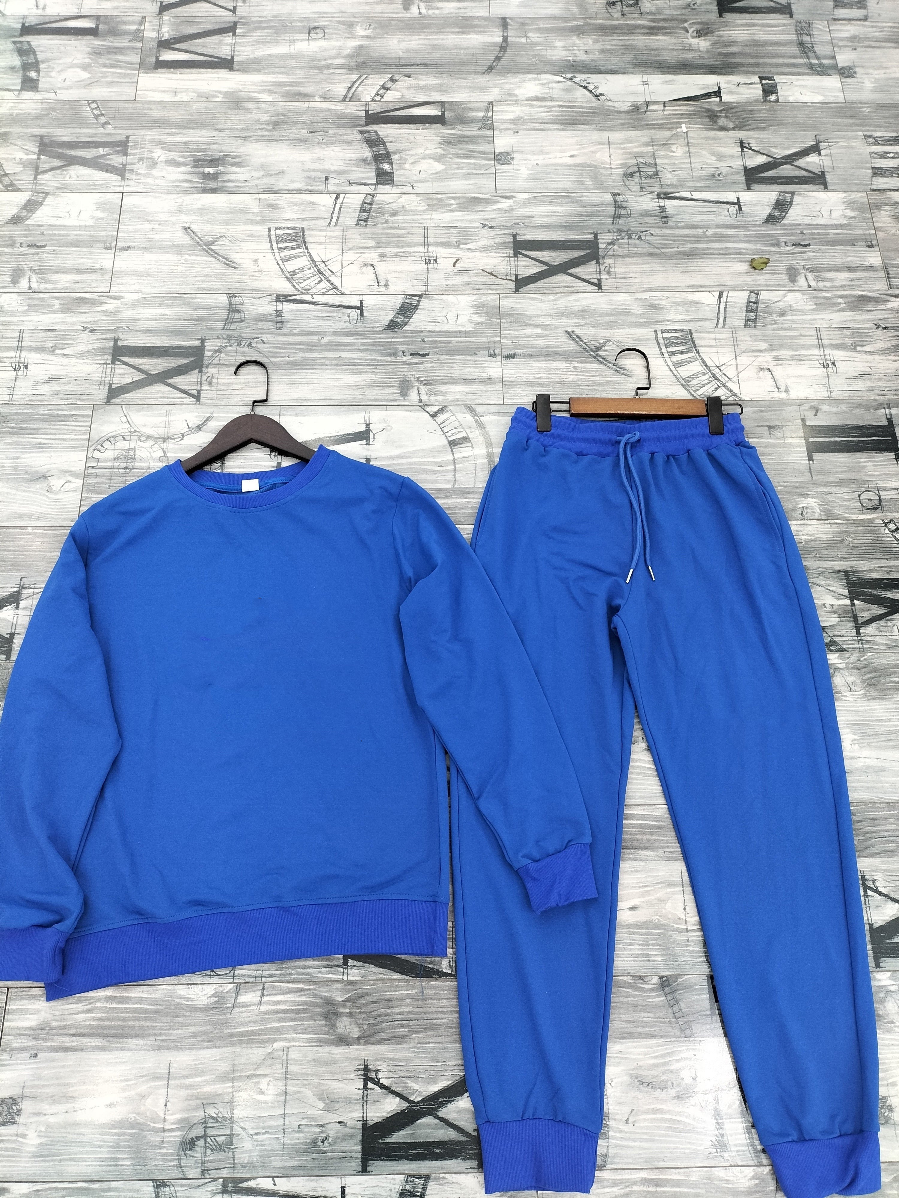 Men's Athletic Casual 2-Piece Suit - Lightweight Breathable Workout Jogger Set for Gym, Running & Streetwear Fashion