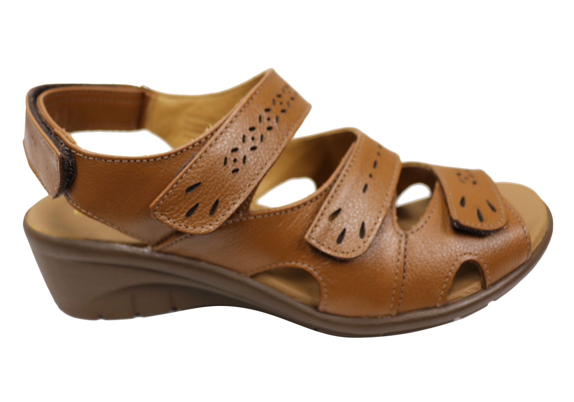 Opananken Katrina Women's Comfortable Brazilian Leather Sandals - Stylish & Supportive Summer Footwear for Beach, Travel & Casual Outings