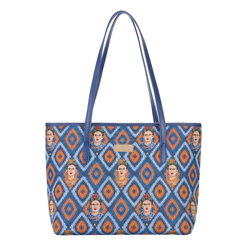 Signare Women's Stylish Tapestry Shoulder Tote Bag - Fashionable Work & Travel Purse for Everyday Use, Office Commute & Weekend Getaways