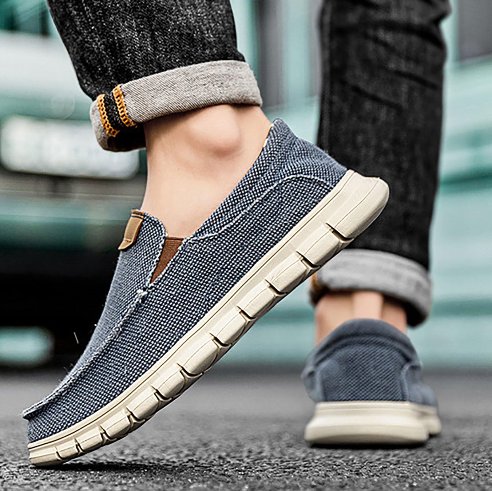 **Women's Wide Width Tennis Sneakers - Breathable Mesh Knit Orthopedic Shoes for Gym, Walking & Outdoor Activities - Arch Support Slip-On Comfort for Women & Men**    *(Perfect for Running, Workouts, Casual Wear & All-Day Comfort!)*