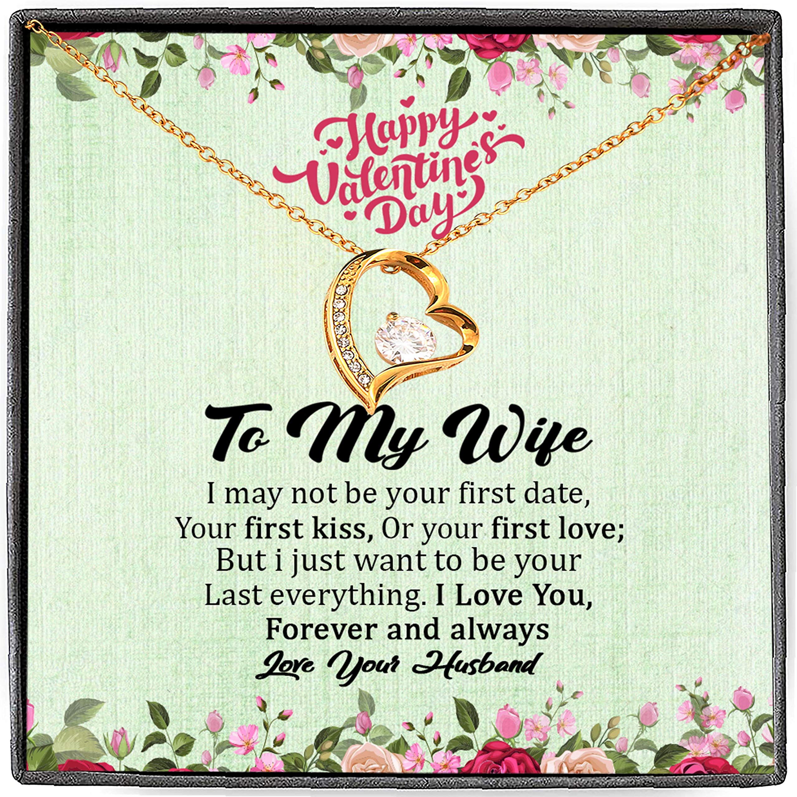 Forever Love Necklace for Wife - Romantic Couple Gift for Valentine's Day