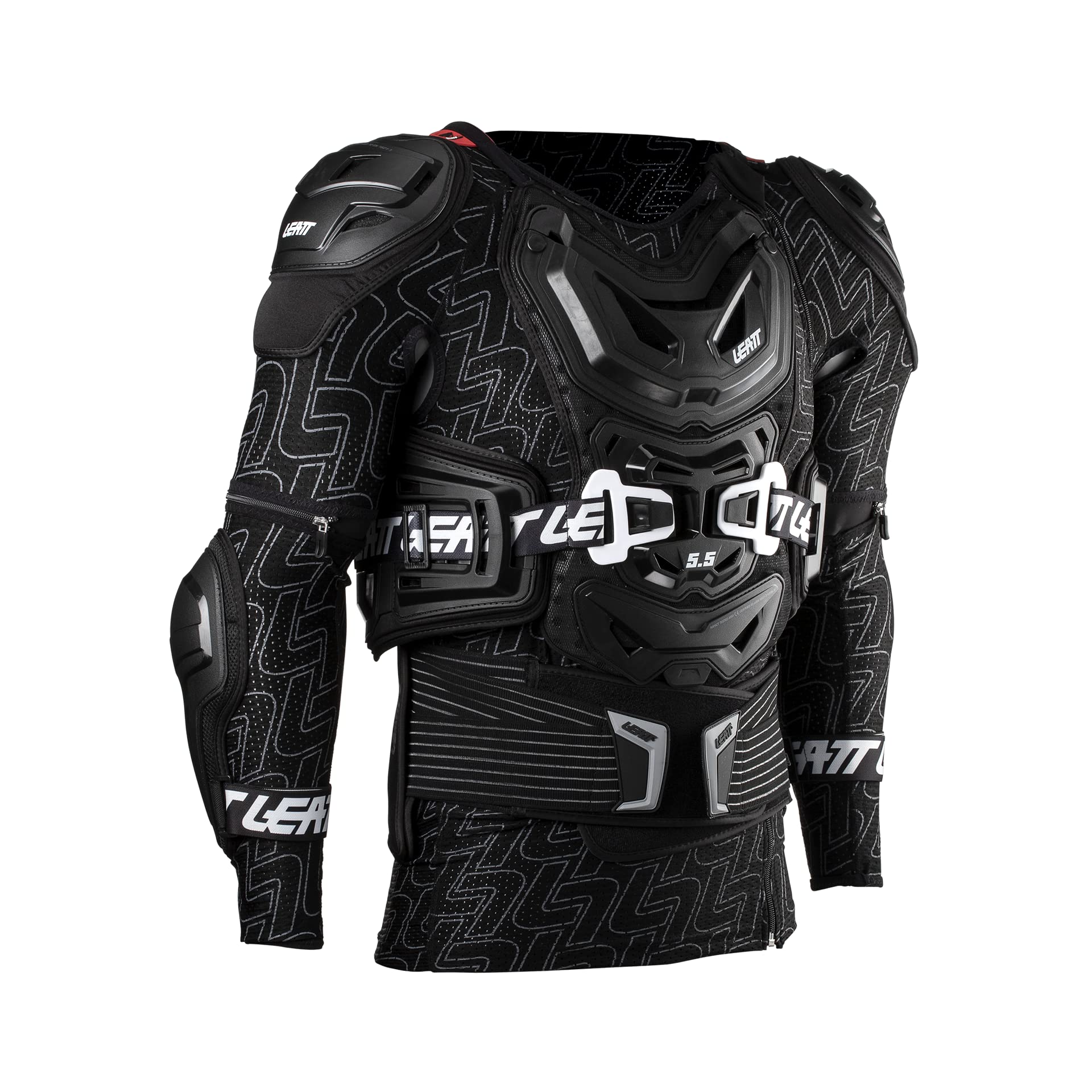 Leatt 5.5 Body Protector - CE Certified Motocross Armor for Off-Road & MX Racing - Chest & Back Protection for Dirt Bike, ATV & Adventure Riding