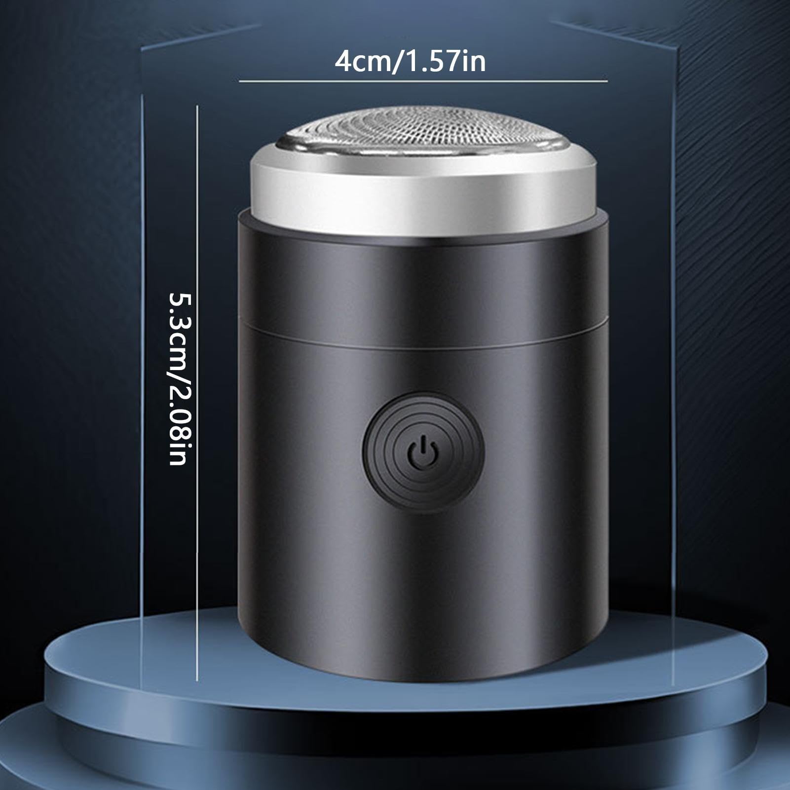 Best Men's Electric Shaver - Wireless USB Rechargeable Wet/Dry Travel Shaver for Short Hard Beards | Portable Beard Trimmer Kit for Home, Office & Gym Grooming | Perfect for Business Travel & Daily Use