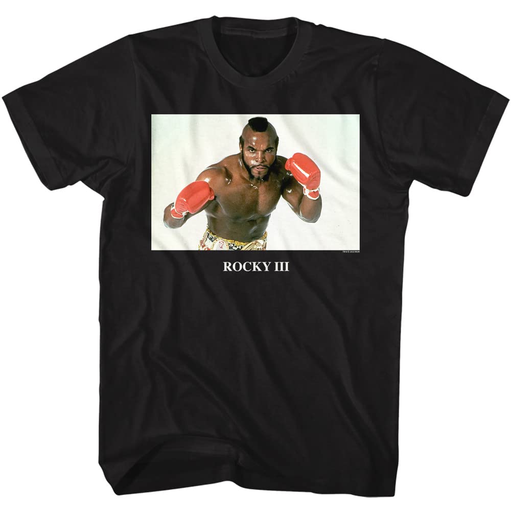 Rocky III 80s Vintage Boxing Movie T-Shirt - Clubber Lang Graphic Tee for Men - Perfect for Boxing Fans, Movie Nights & Retro Style Outfits