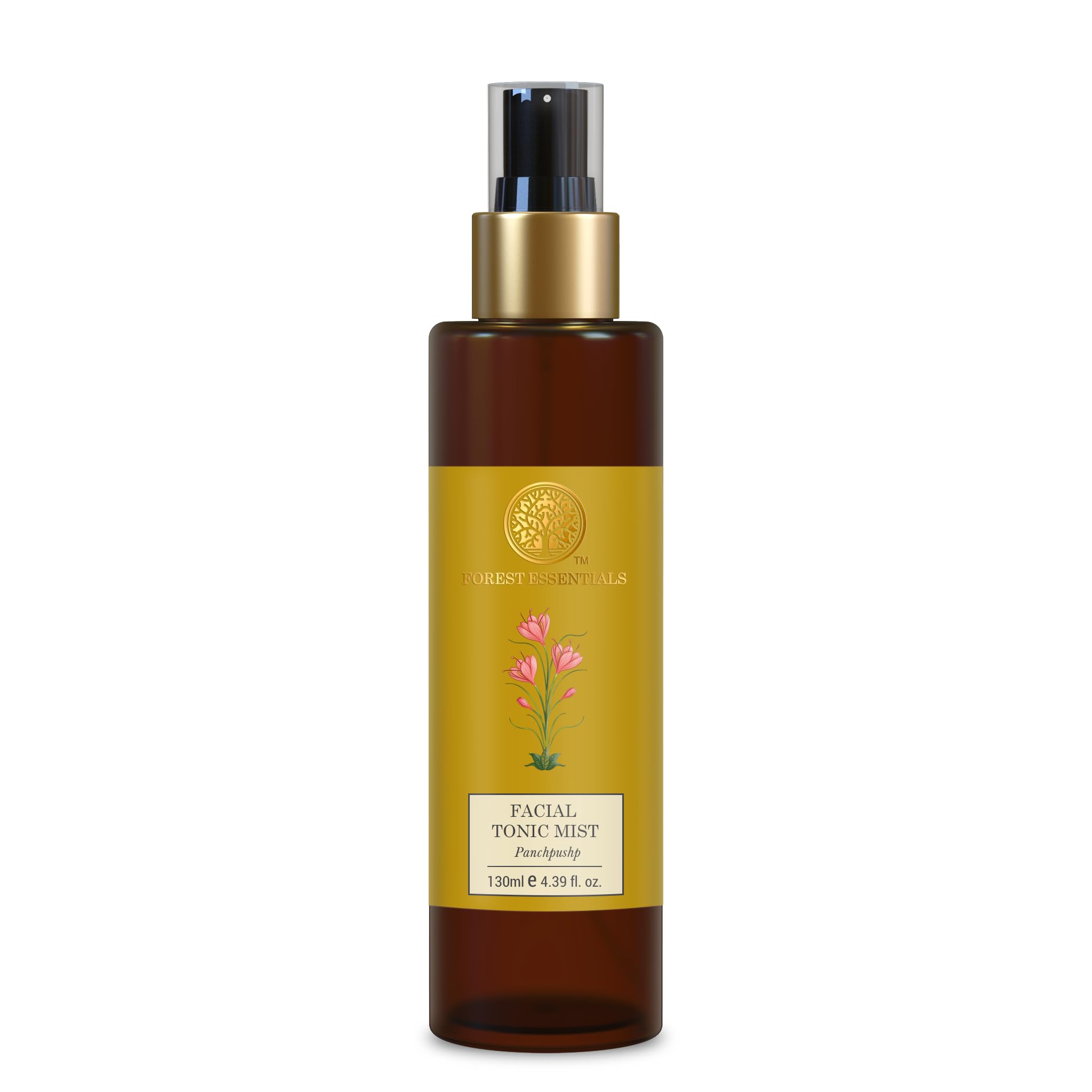 Forest Essentials Facial Tonic Mist Combo - Panchpushp & Pure Rosewater Hydrating Face Spray | Refreshing & Rejuvenating Skincare for Daily Use, Travel & Spa Treatments