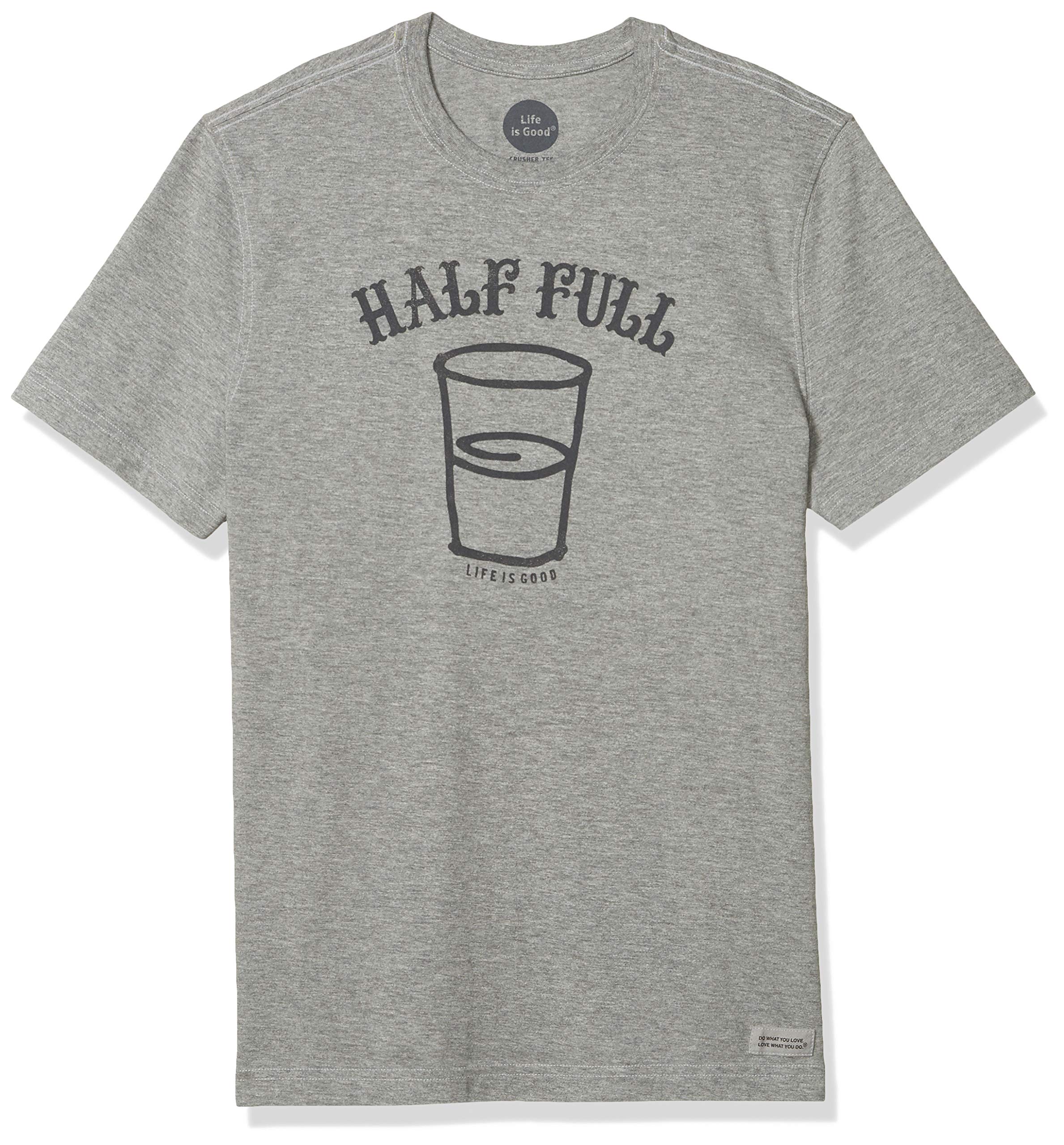 Life is Good Men's Crusher Tee - Classic Lucky Dog Graphic T-Shirt | Comfortable & Durable Cotton Shirt for Casual Wear, Outdoor Activities & Gifts