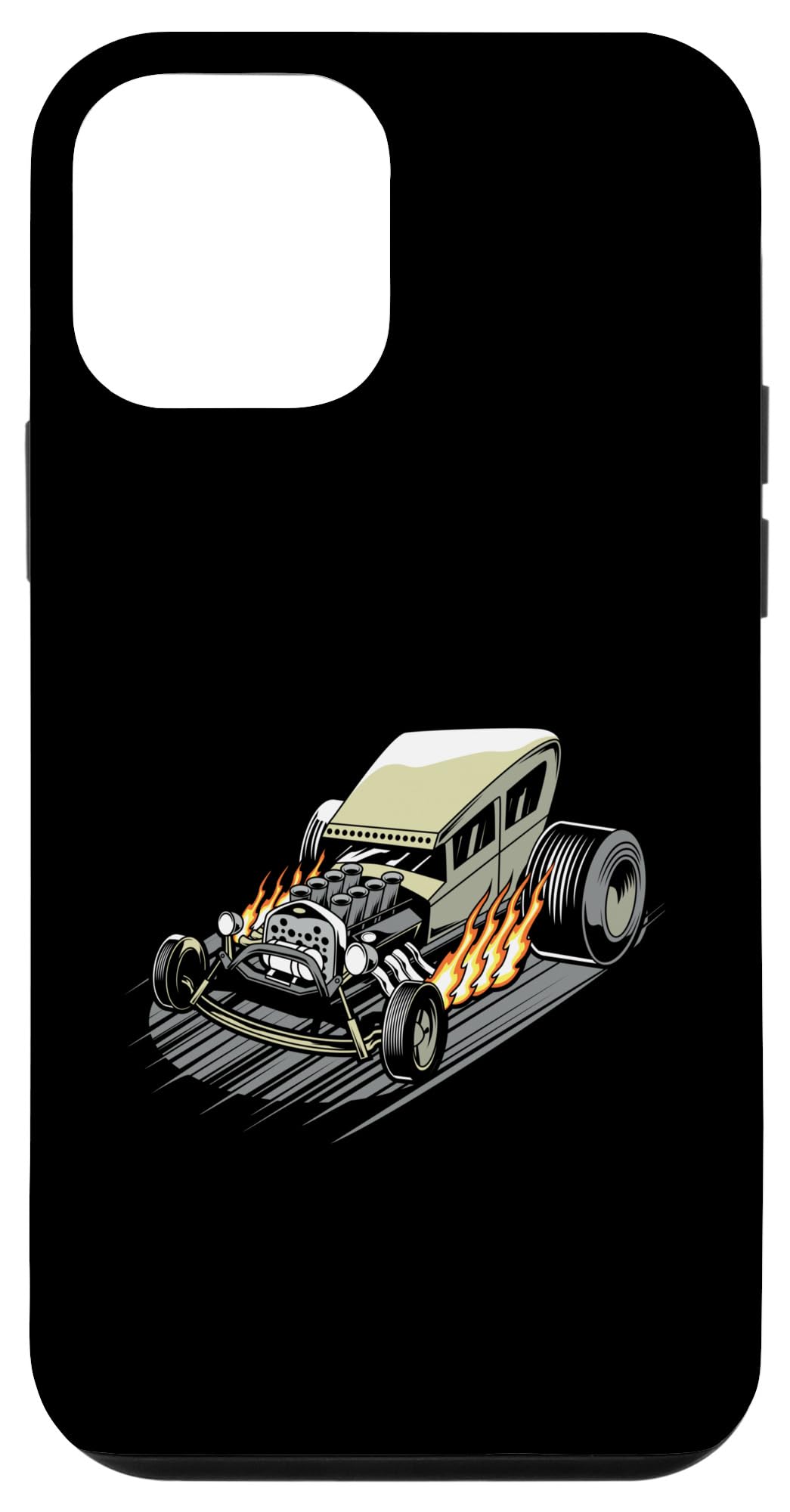 iPhone 12 Mini Case - Hot Rod Sports Car Racing Design | Durable Protective Phone Cover for Motorsport Fans | Perfect Gift for Car Enthusiasts | Great for Racing Events, Car Shows & Daily Use