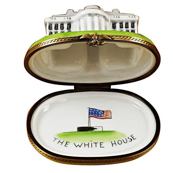Rochard White House Limoges Porcelain Box - Elegant Collectible Gift for Home Decor & Jewelry Storage