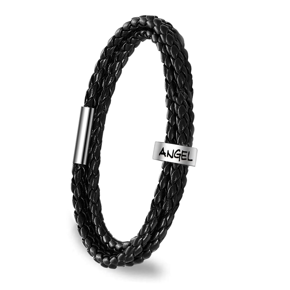 Personalized Dad Bracelets for Father's Day - Custom Engraved Name Gifts for Husband, Best Father's Day Present from Wife - Perfect for Anniversary, Birthday & Special Occasions
