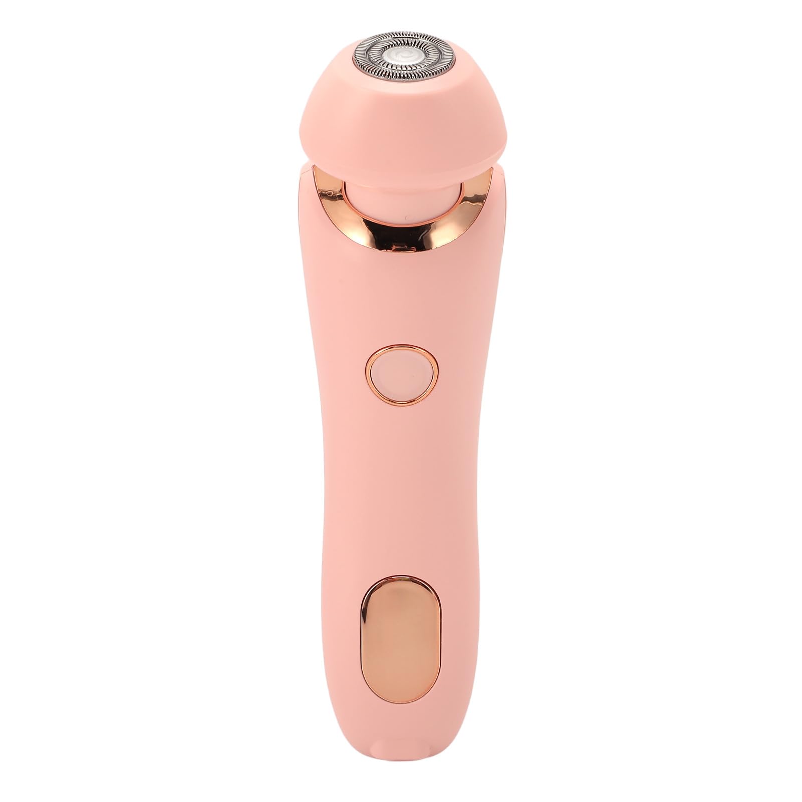 Electric Hair Removal Device for Women - 2 in 1 Rechargeable Epilator with Interchangeable Heads, Painless Hair Remover for Face & Body - Perfect for Pregnancy Care & Smooth Skin (Pink) | At-Home Hair Removal & Beauty Routine