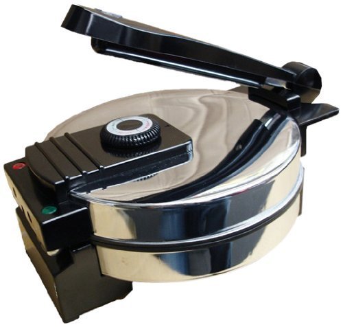 Saachi SA1650 Electric Roti Maker - Non-Stick Chapati & Tortilla Maker with Adjustable Temperature Control - Perfect for Indian Flatbreads, Wraps & Mexican Cuisine at Home