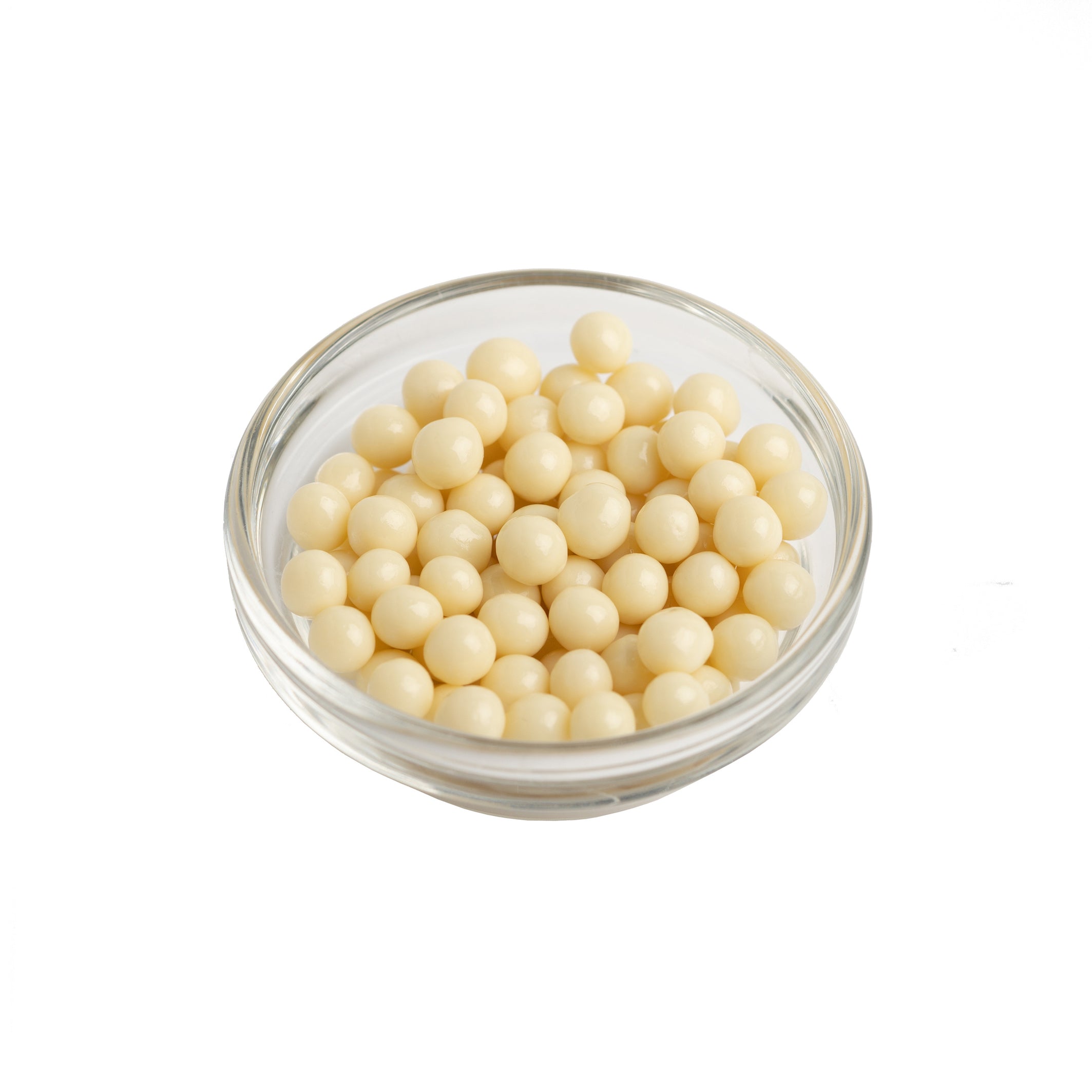 VALRHONA Opalys 33% White Chocolate Pearls - Crunchy Baking Chocolate for Desserts, Pastries & Gourmet Recipes