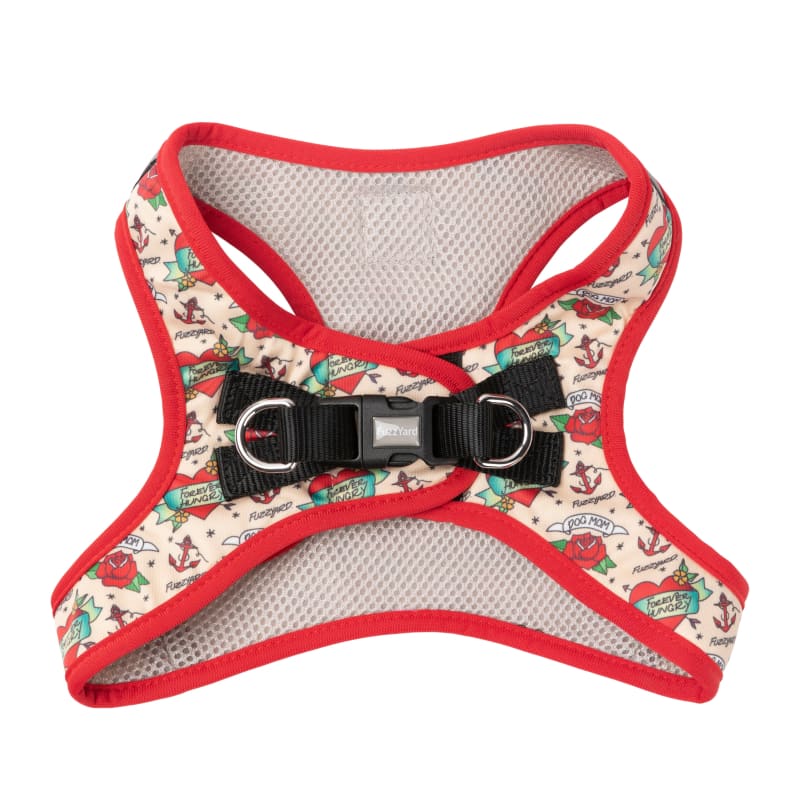 Fuzzyard Ink'd Up Step-in Dog Harness - Adjustable & Soft Pet Vest for Small to Large Dogs (6 Sizes) - Perfect for Walking, Training & Outdoor Adventures