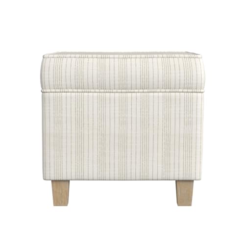 Marigold Pinstripe Cream Fabric