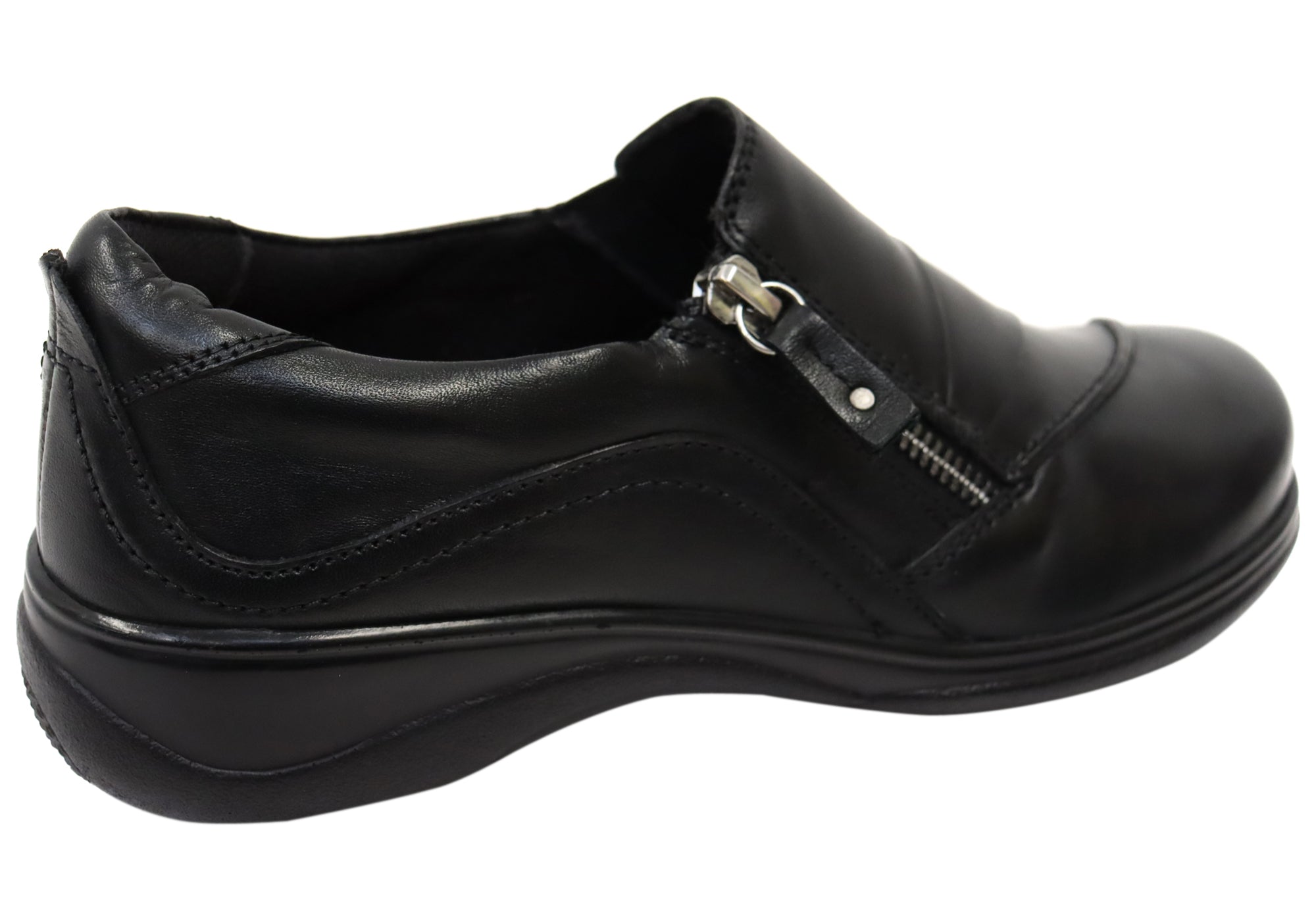 Planet Shoes Buster Women's Comfortable Leather Loafers - Slip-On Casual Shoes for Work, Walking & Everyday Wear