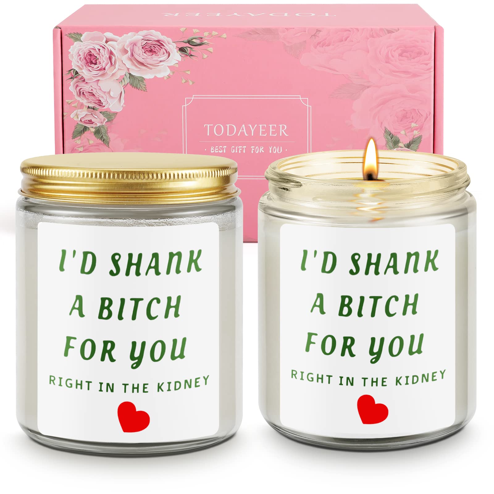 2 Pack Lavender Scented Candles - Unique Birthday Gifts for Women, Best Friends & Sisters | Aromatherapy Relaxation Gifts for Her | Perfect for Home Decor, Spa Nights & Stress Relief