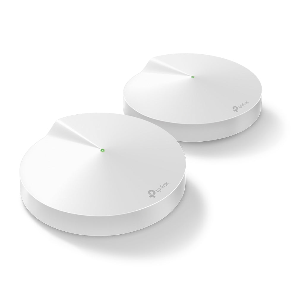Deco M9 Plus AC2200 Whole Home Mesh WiFi System (2-Pack) - Seamless Coverage for Smart Homes, Gaming & 4K Streaming