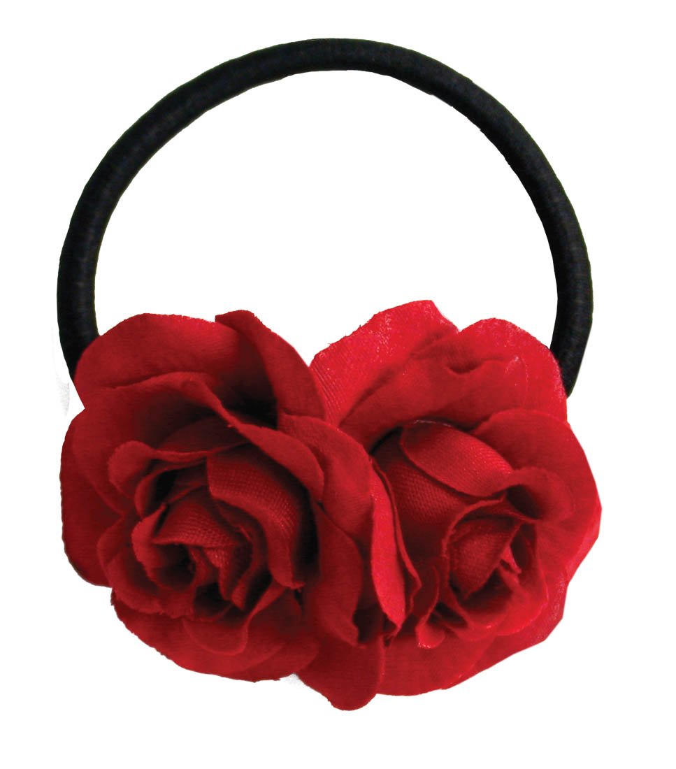 Premium Smoothies Rose Twins - Red 00793 Artificial Silk Flowers for Home Decor, Wedding Centerpieces, and DIY Crafts