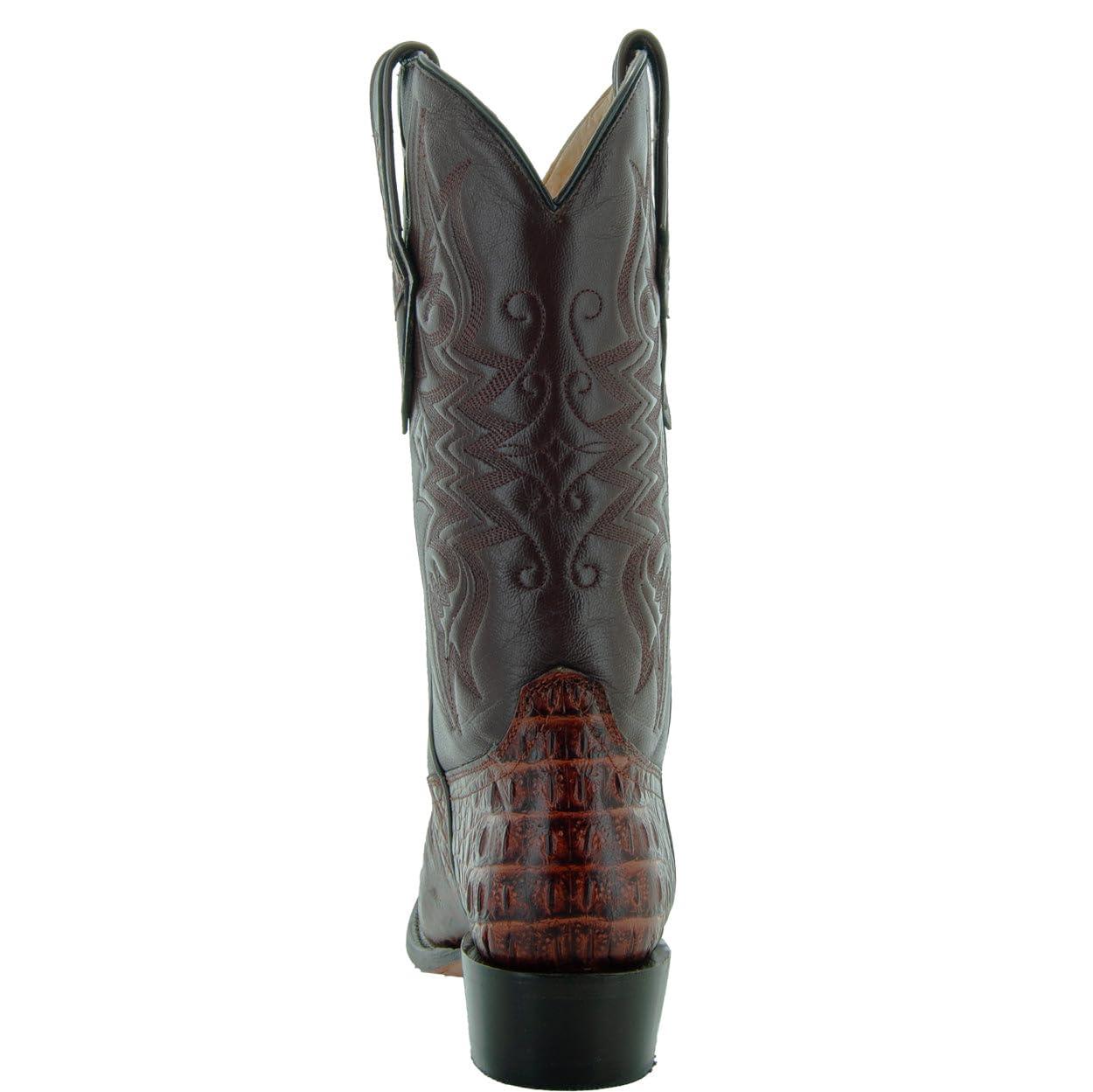 **Soto Boots Men's Gator Tail Print Cowboy Boots - Western Style Exotic Leather Boots for Men H7006 | Perfect for Rodeo, Country Music Festivals & Casual Wear**