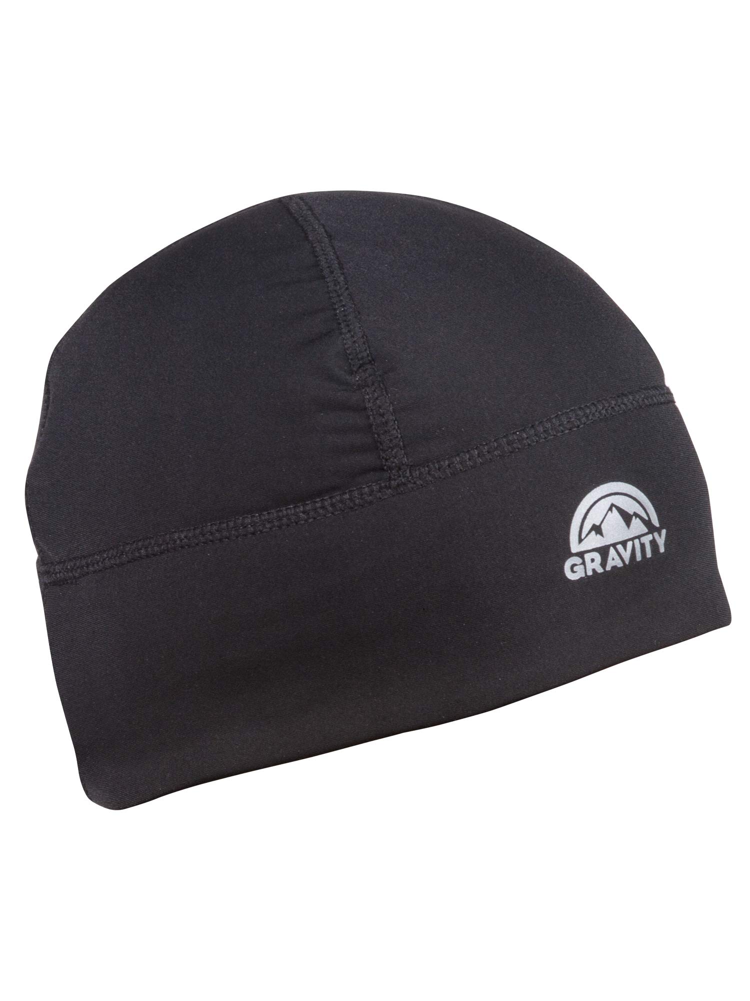 Gravity Outdoor Co. Cycling Helmet Liner Skull Cap - Breathable Moisture Wicking Bike Headwear for Men & Women - Perfect for Road Biking, Mountain Cycling & Commuting (Black)