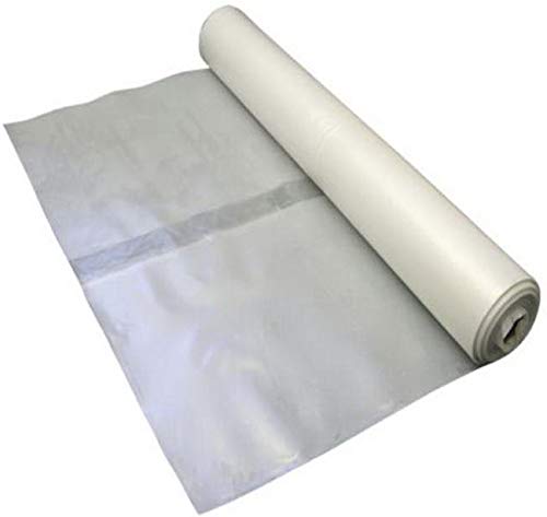 **7 Mil Greenhouse Plastic Film - 5 Year UV Resistant Clear Polyethylene Cover - Heavy Duty & Premium Quality (32 ft x 25 ft) for Greenhouses, Plant Protection & Garden Shelters**