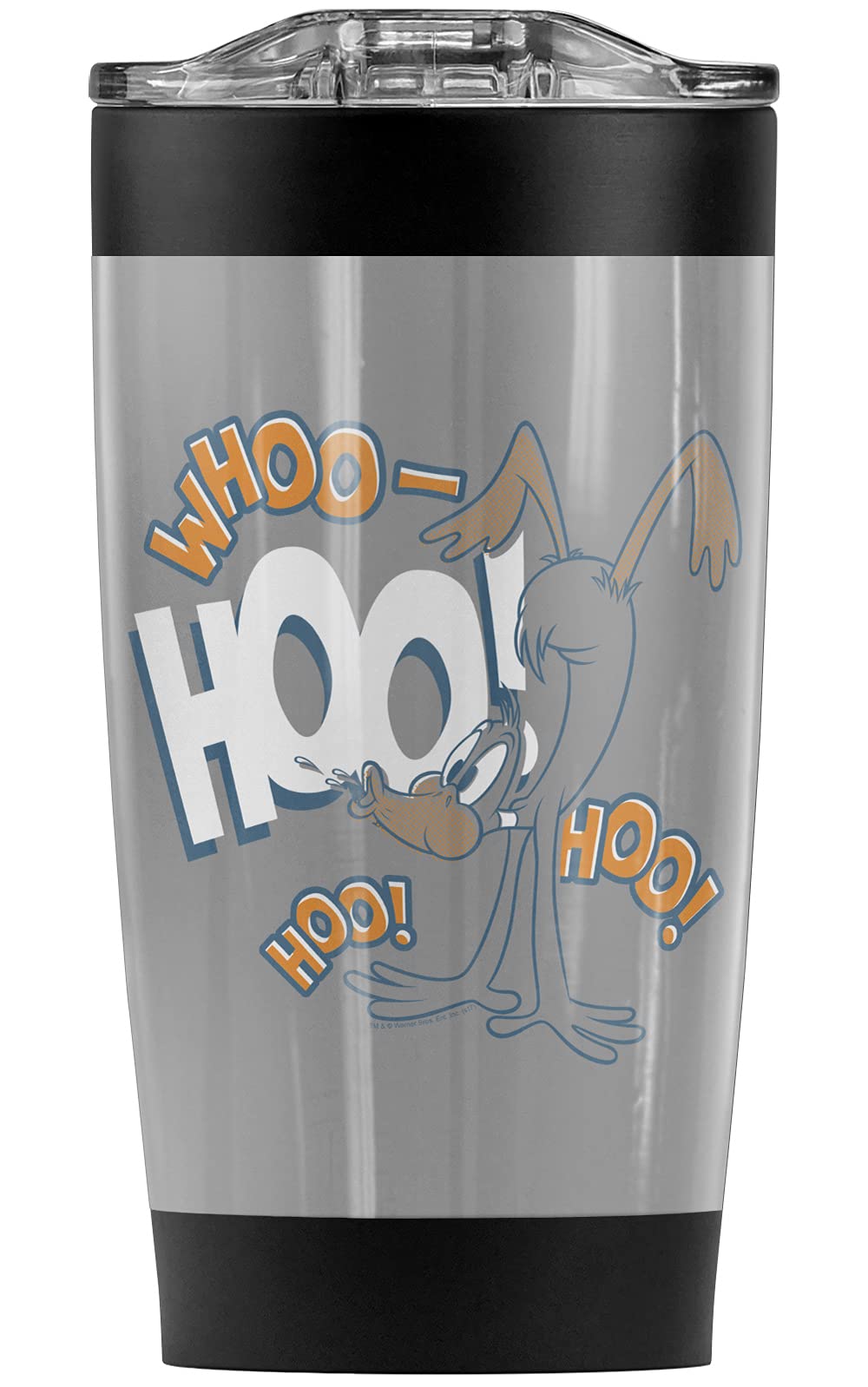 Looney Tunes Daffy Duck Stainless Steel Tumbler 20oz - Vacuum Insulated Coffee Travel Mug with Leakproof Lid | Keeps Hot & Cold Beverages | Perfect for Office, Gym, Camping & Road Trips