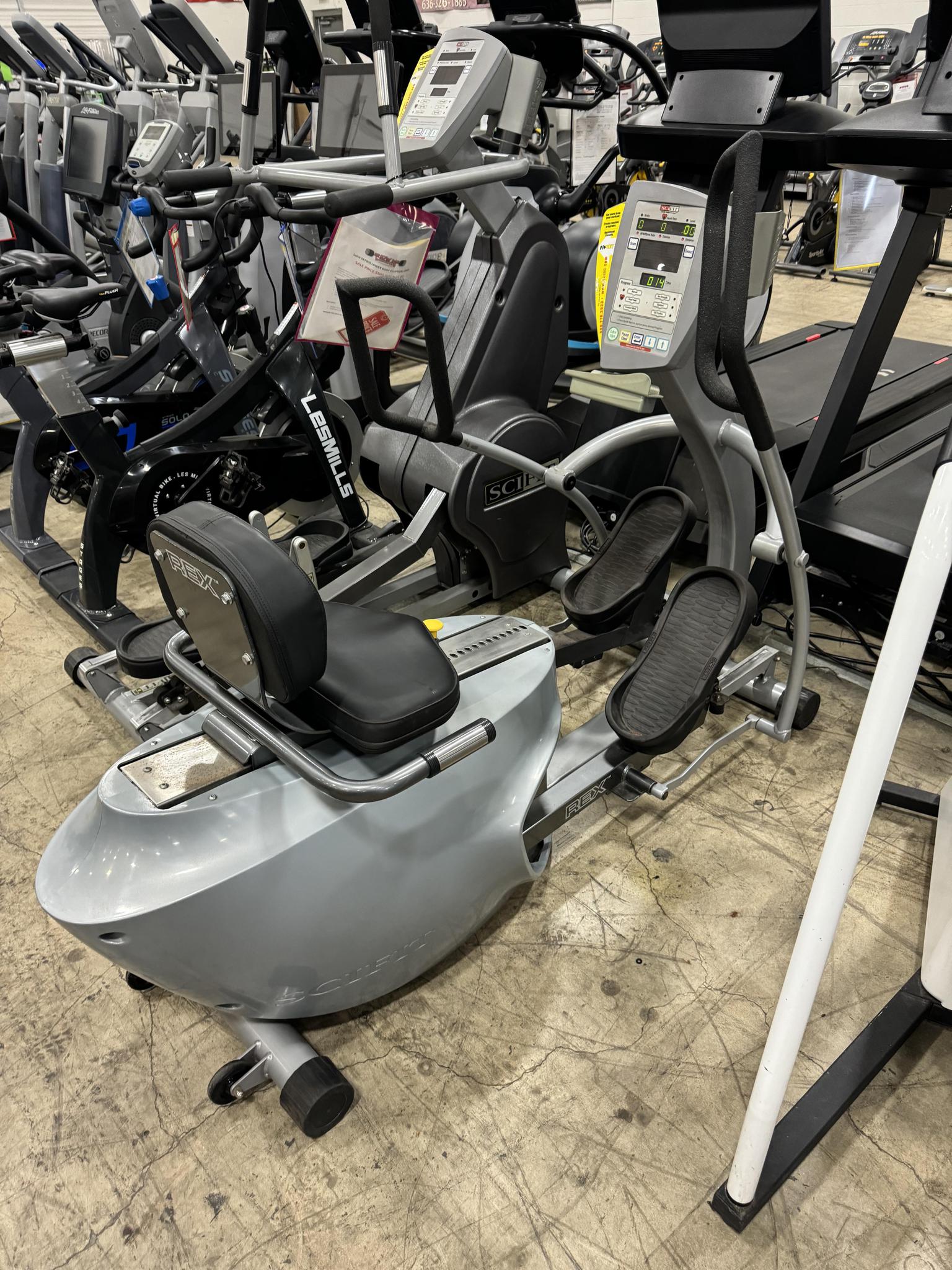 Scifit Rex Total Body Recumbent Elliptical Machine - Used Home Gym Equipment for Low-Impact Cardio Workouts & Physical Therapy