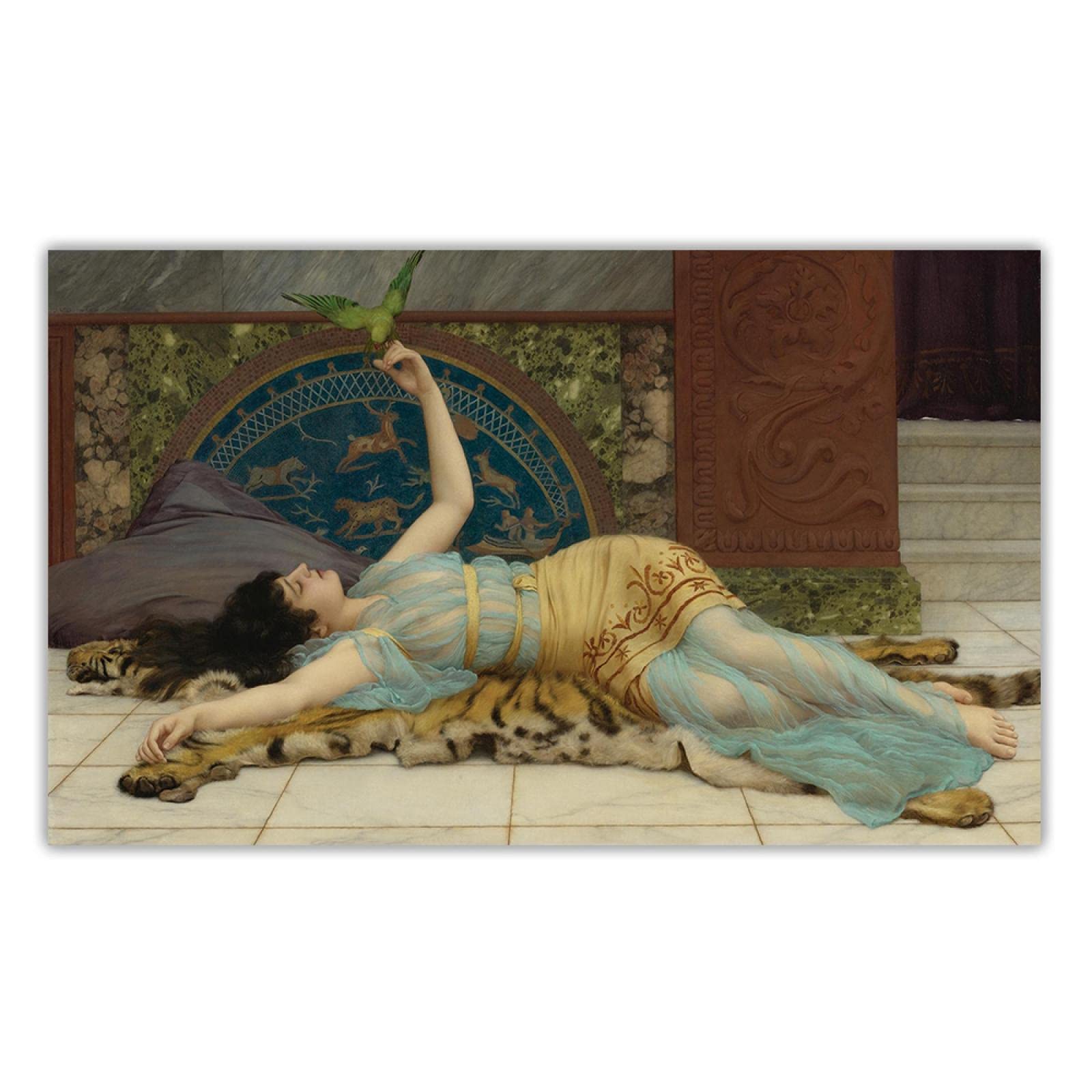 Canvas Wall Art - Dolce Far Niente Landscape Painting for Living Room Decor (25x40cm) - Perfect for Home & Office