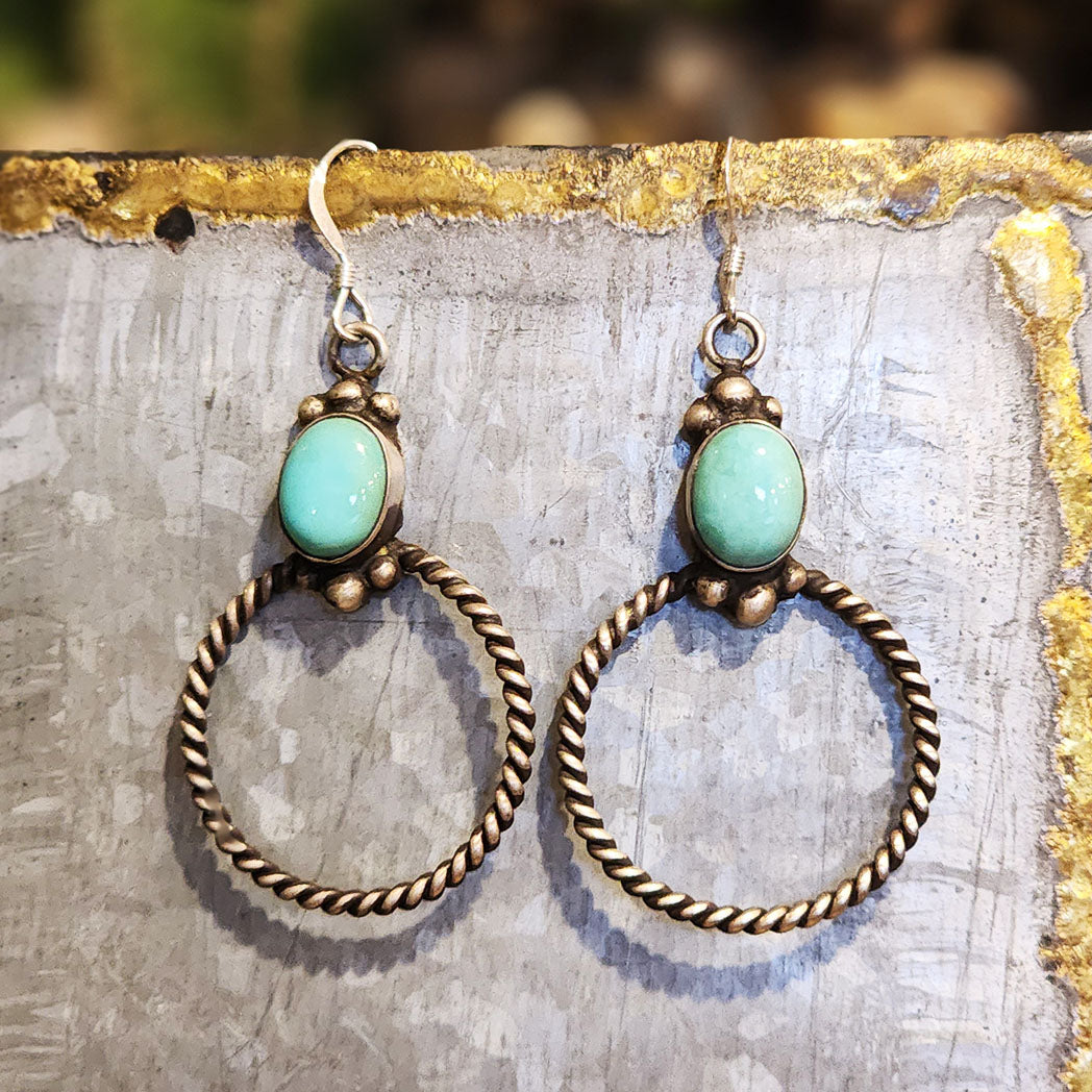 1 Stone Dangle Hoop Earrings for Women - Elegant Gold/Silver Fashion Jewelry - Perfect for Parties, Weddings & Everyday Wear