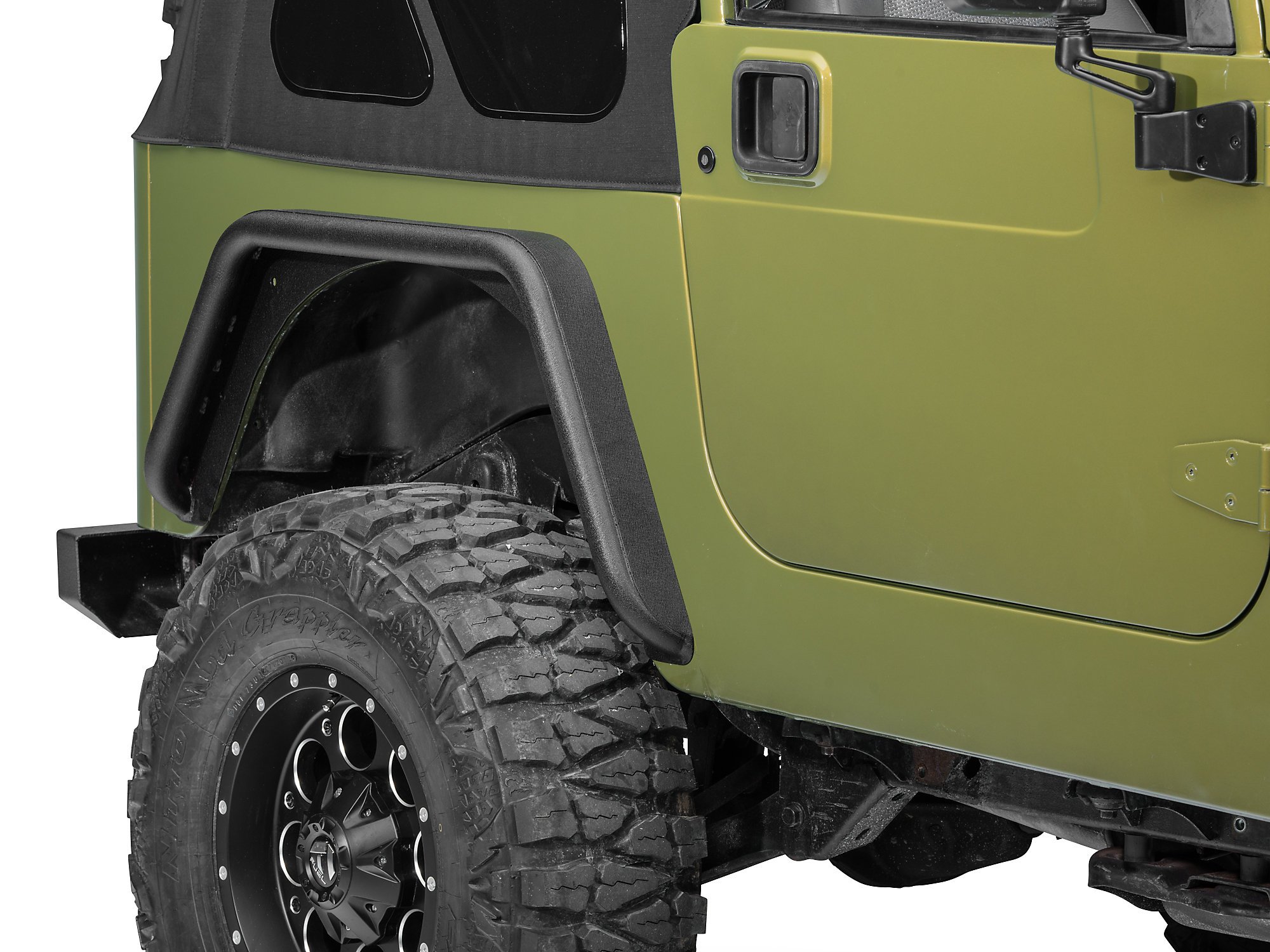 Barricade Fender Flares for 1997-2006 Jeep Wrangler TJ - Rear Wheel Protection & Off-Road Style Upgrade | Perfect for Mud, Rocks & Trail Adventures
