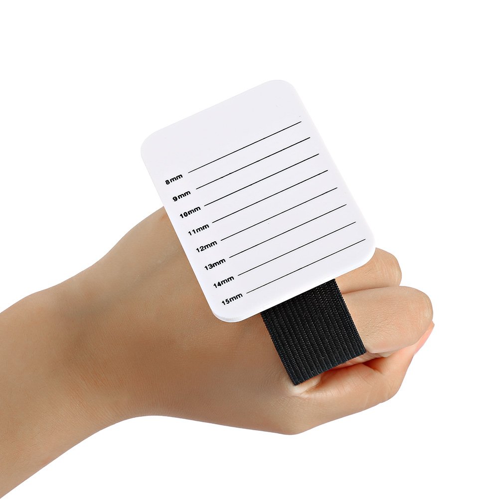 Professional Eyelash Extension Wrist Holder - 8-15mm Lash Tray Stand for Lash Artists | Perfect for Salon, Spa & Home Use | Durable Hand Plate for Easy Lash Grafting