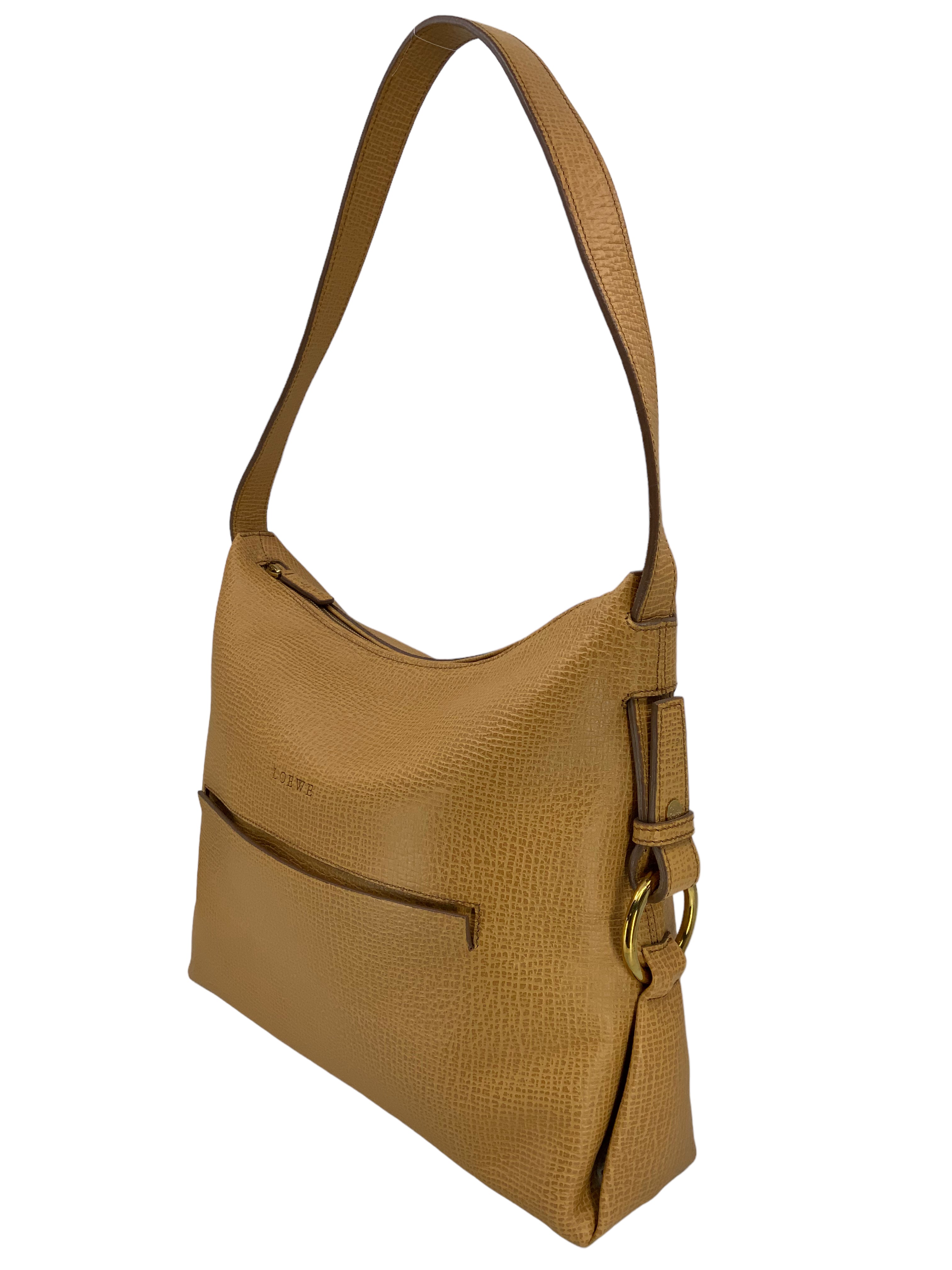 LOEWE Medium Grained Leather Hobo Bag - Stylish & Durable Handbag for Women | Perfect for Work, Travel & Everyday Use