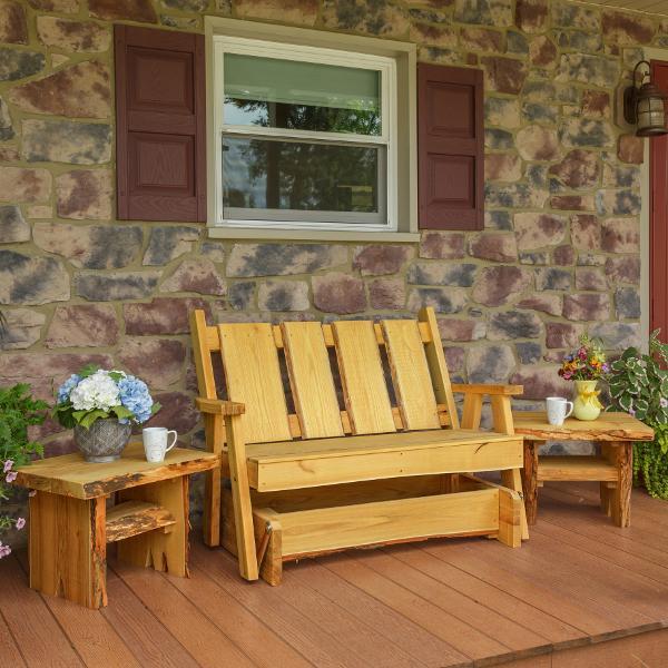 Timberland Glider Bench - Premium Outdoor Wooden Bench for Patio, Garden, and Backyard Relaxation | Perfect for Lounging, Reading, and Enjoying Nature