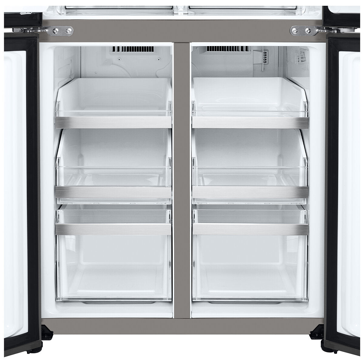 LG 530L French Door Refrigerator with Smart Cooling System - Stainless Steel GF-B505PL - Energy Efficient Large Capacity Fridge for Modern Kitchen & Family Use
