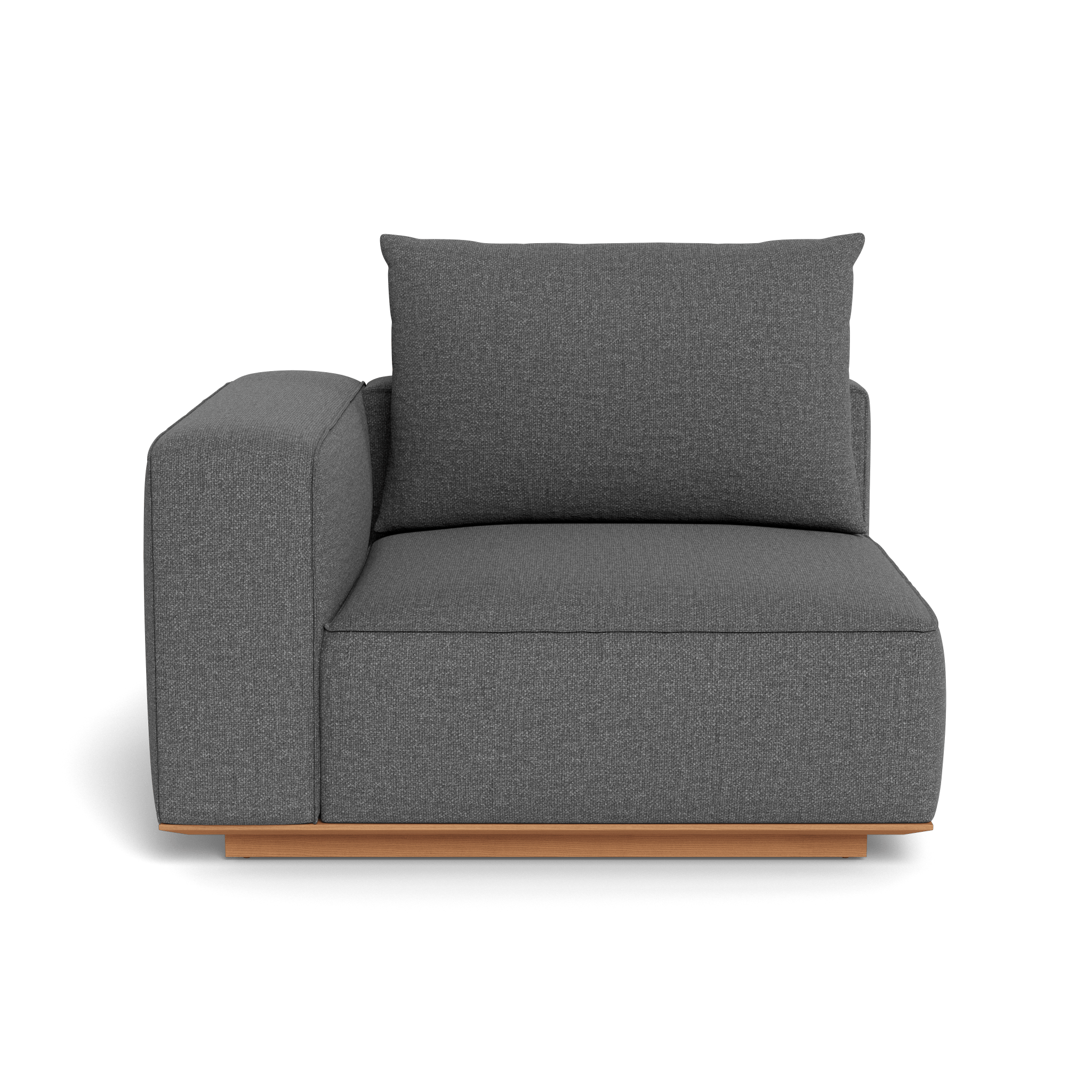 Santorini Outdoor Corner Left Sectional Sofa Set - Waterproof Wicker Patio Furniture for Garden, Poolside, Backyard & Balcony - Comfortable All-Weather Lounge Seating