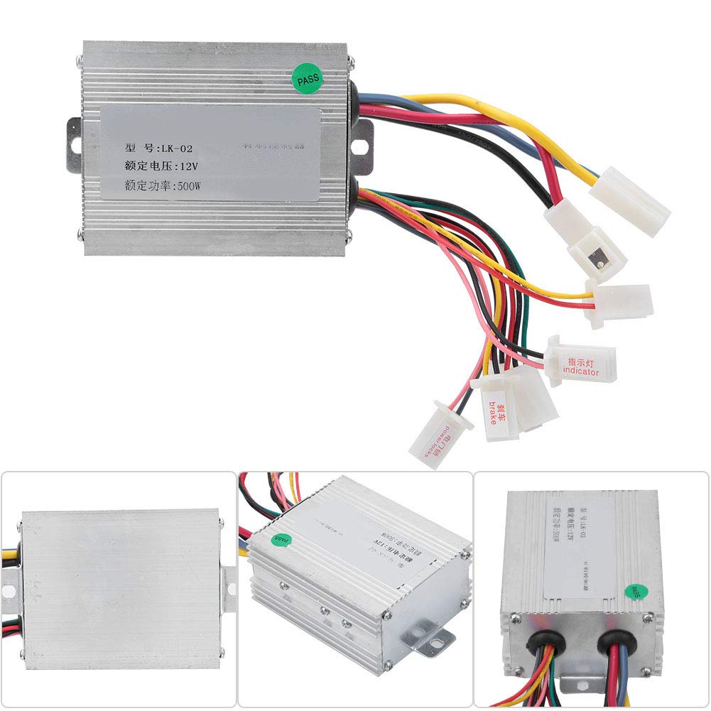 12V 500W Brush Motor Controller - DC Motor Speed Control for Electric Scooters & E-Bikes | Perfect for DIY EV Projects & Vehicle Upgrades